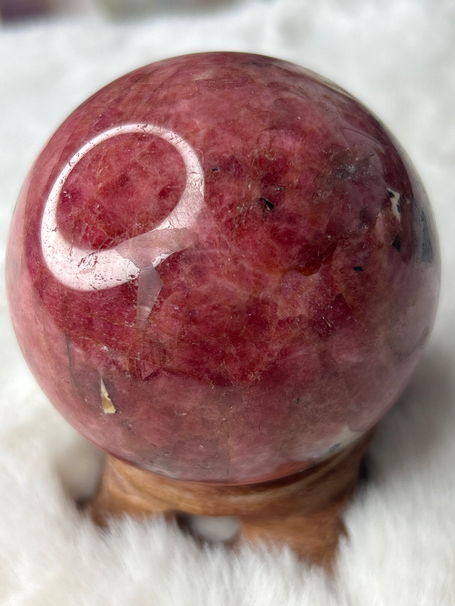 Thulite Sphere