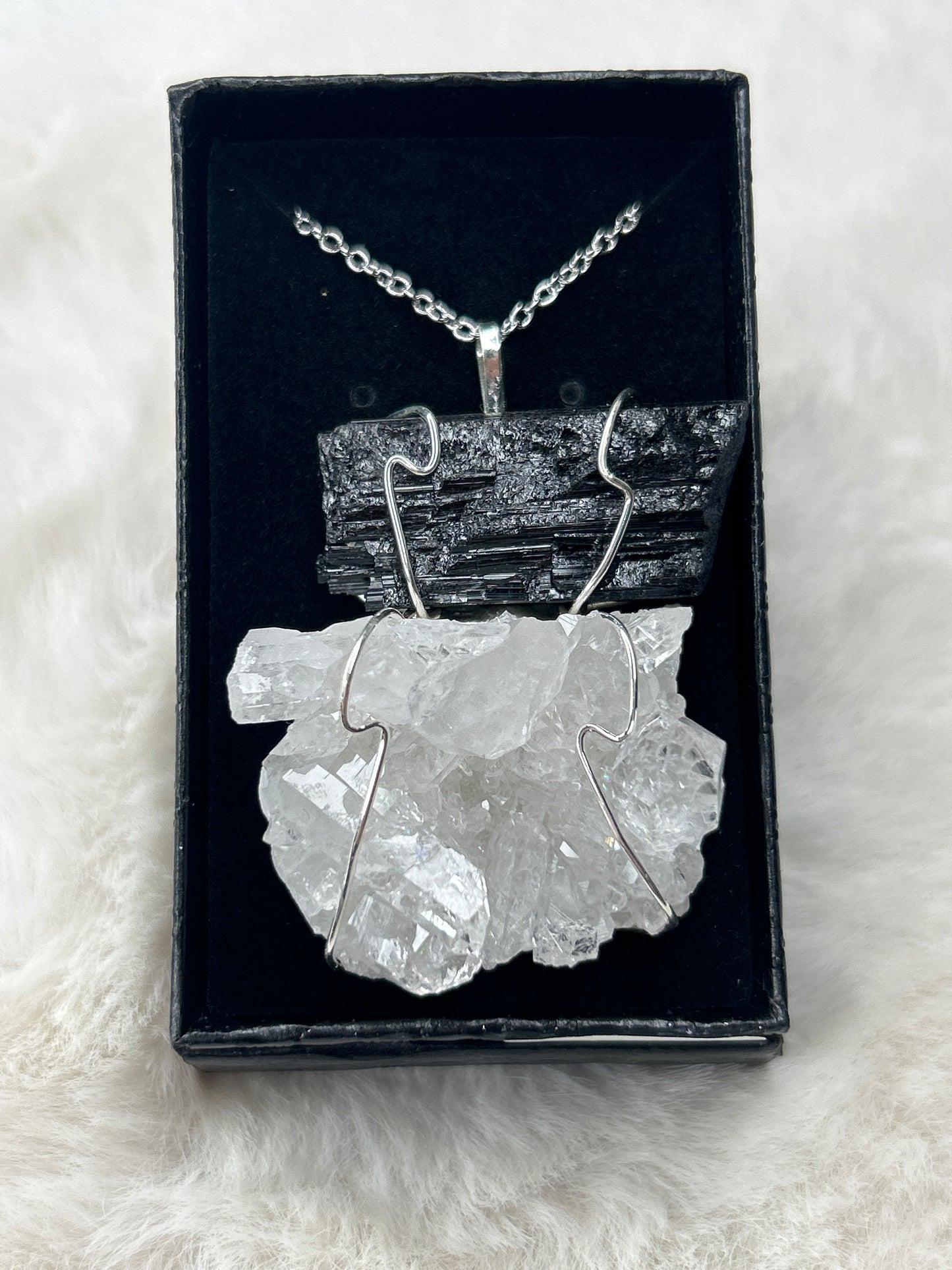 Tourmaline & Quartz Necklace