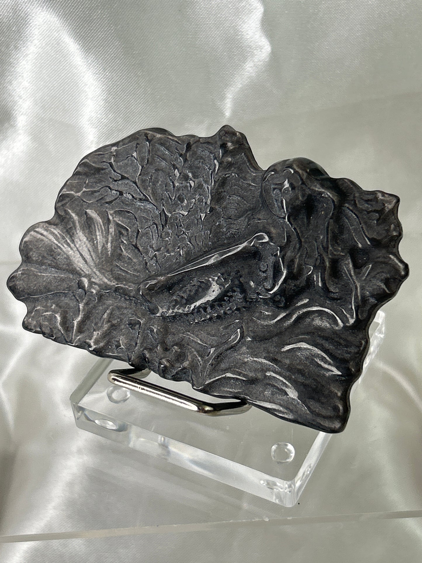 Silver Sheen Obsidian Mermaid Scene