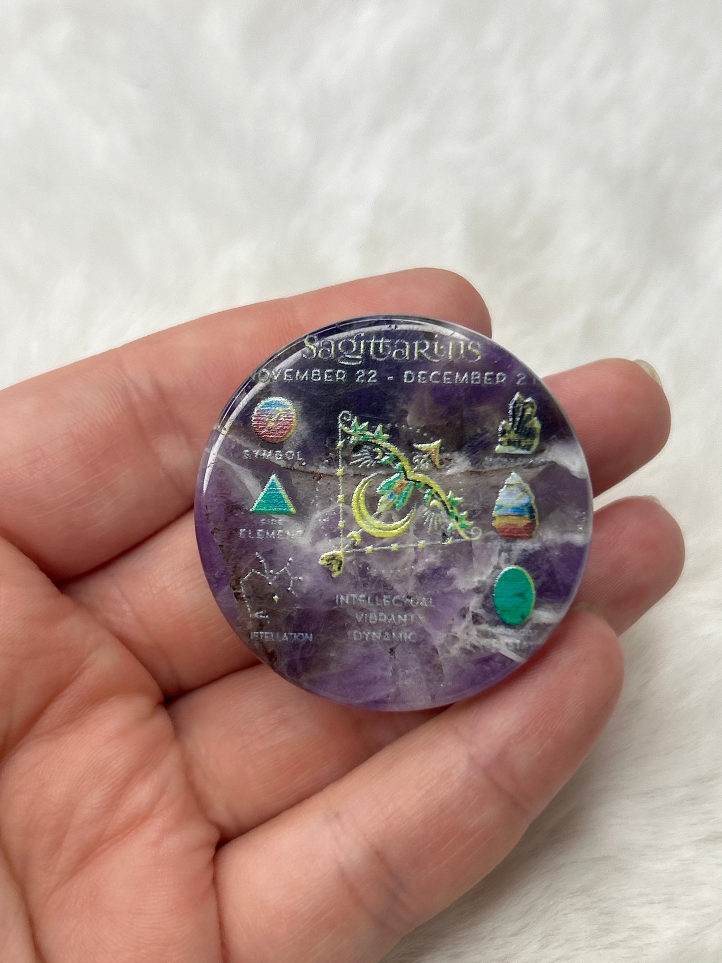 Sagittarius Amethyst Pop-Socket