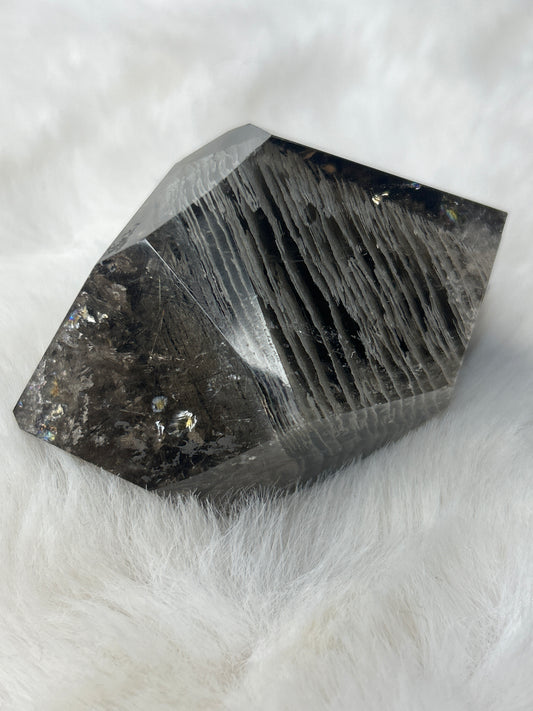 Smokey Garden Quartz with Rutile!