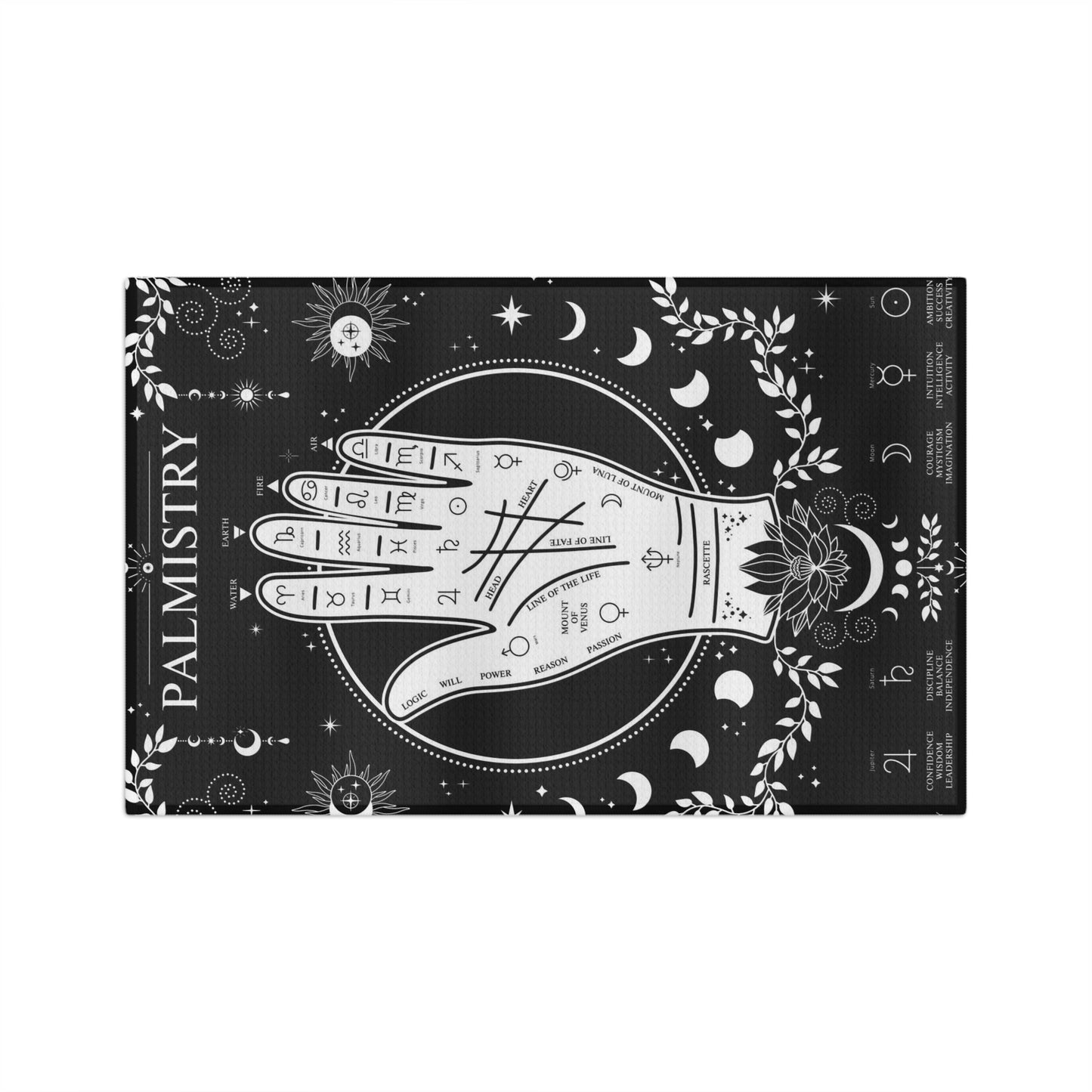 Palmistry Soft Tea Towel