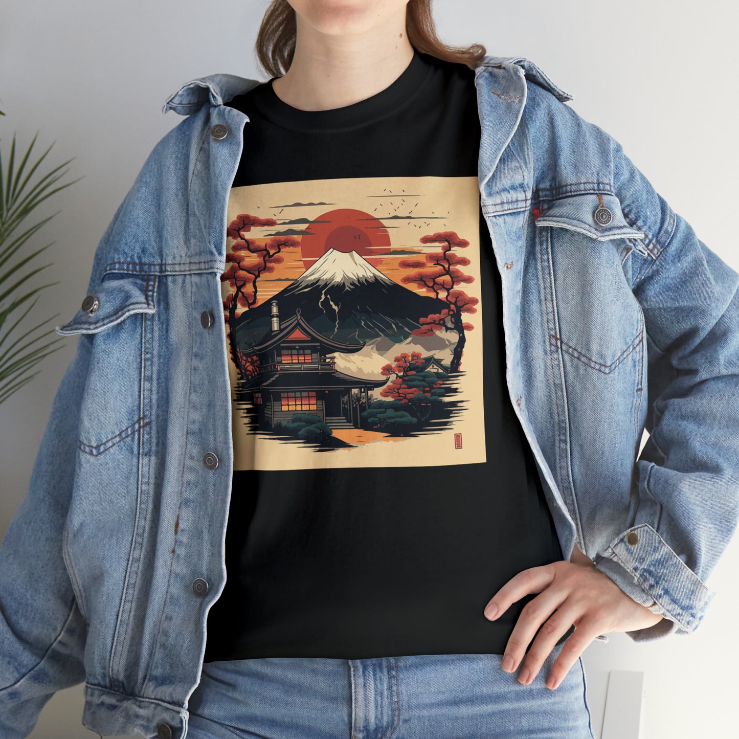 Mount Fuji Unisex Heavy Cotton Tee