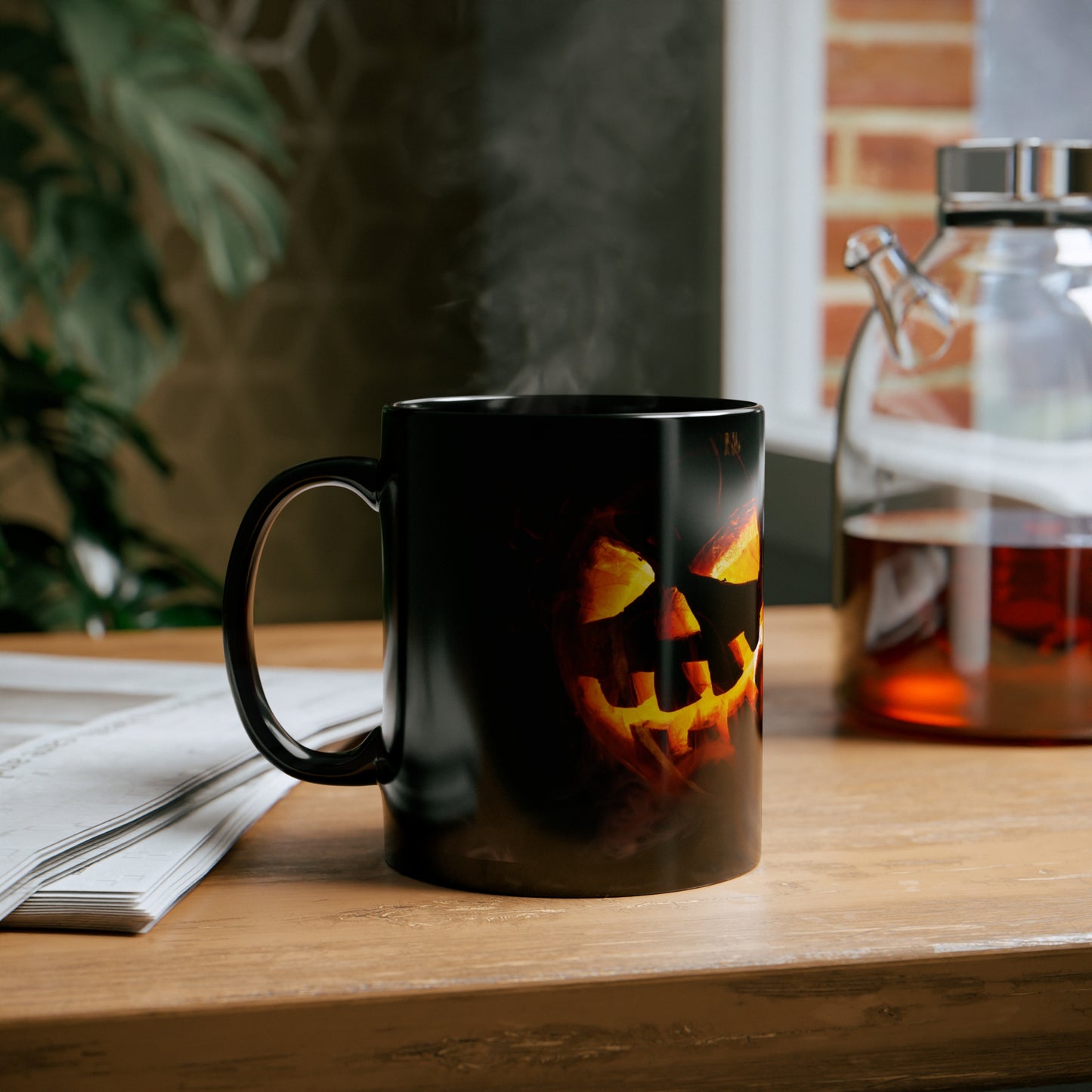 Spooky 11oz Black Mug