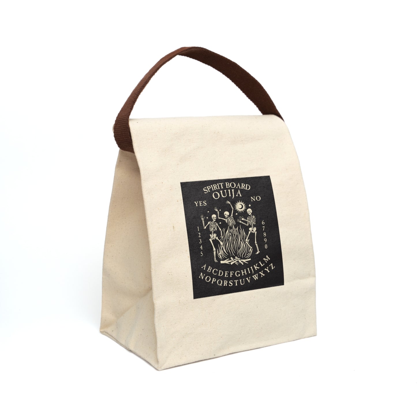 Ouija Canvas Lunch Bag With Strap