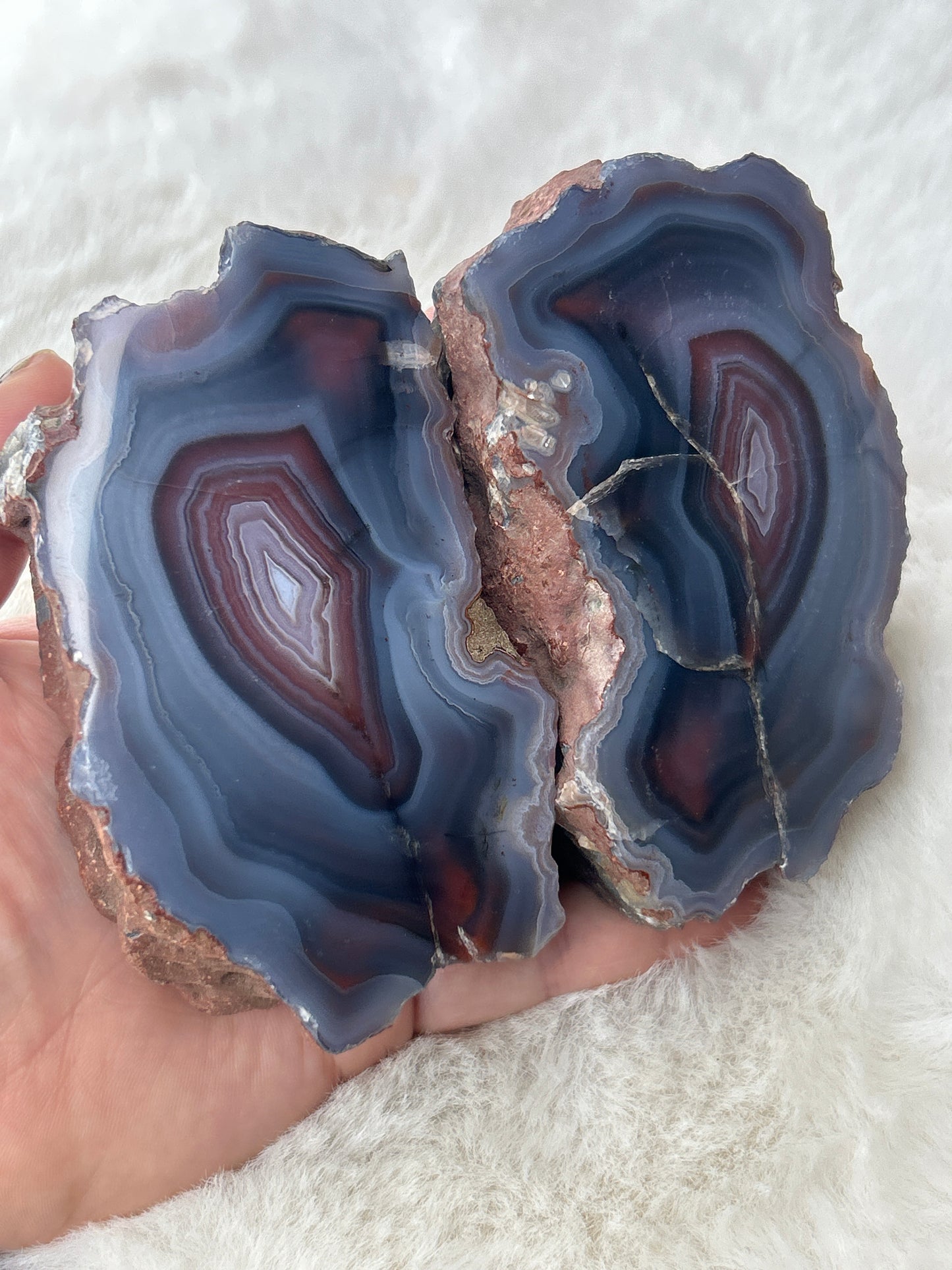 Red Sashe River Agate *Pair*- Zimbabwe