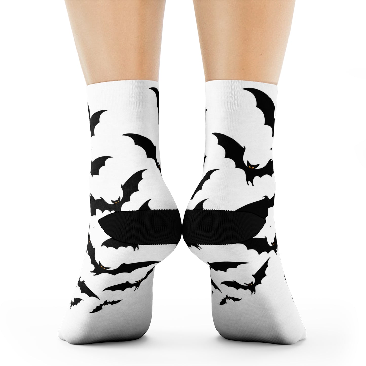 Spooky Bat Crew Socks