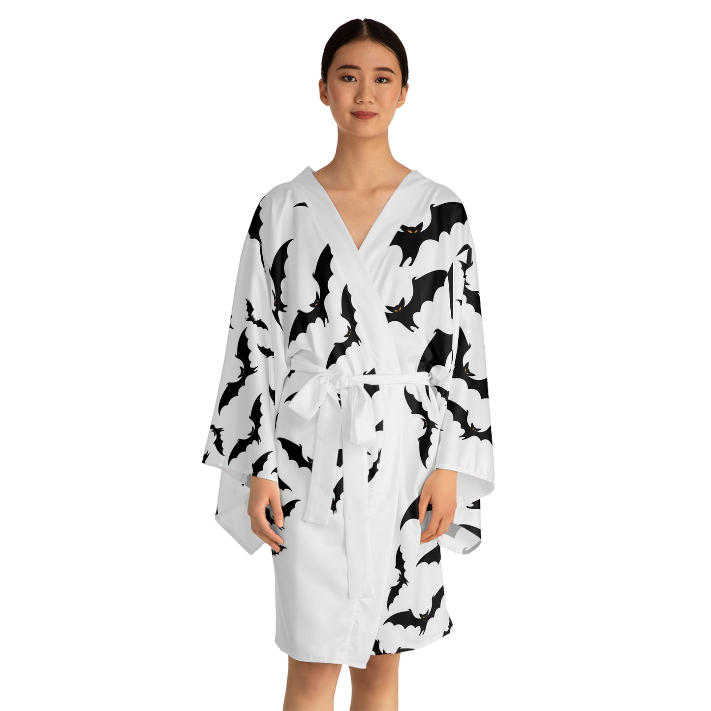 Bat Long Sleeve Kimono Robe (AOP)