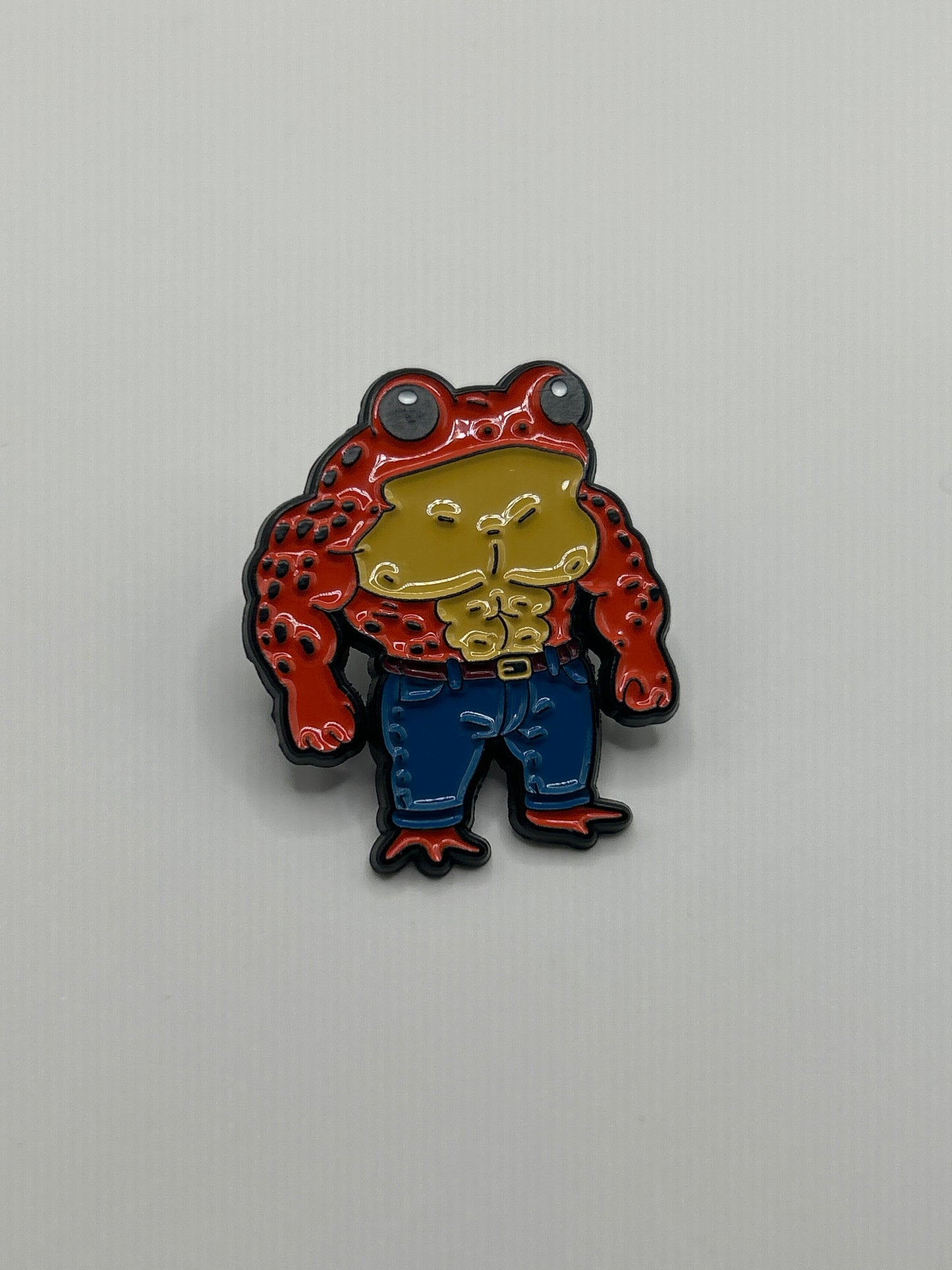 Buff Frog Pin
