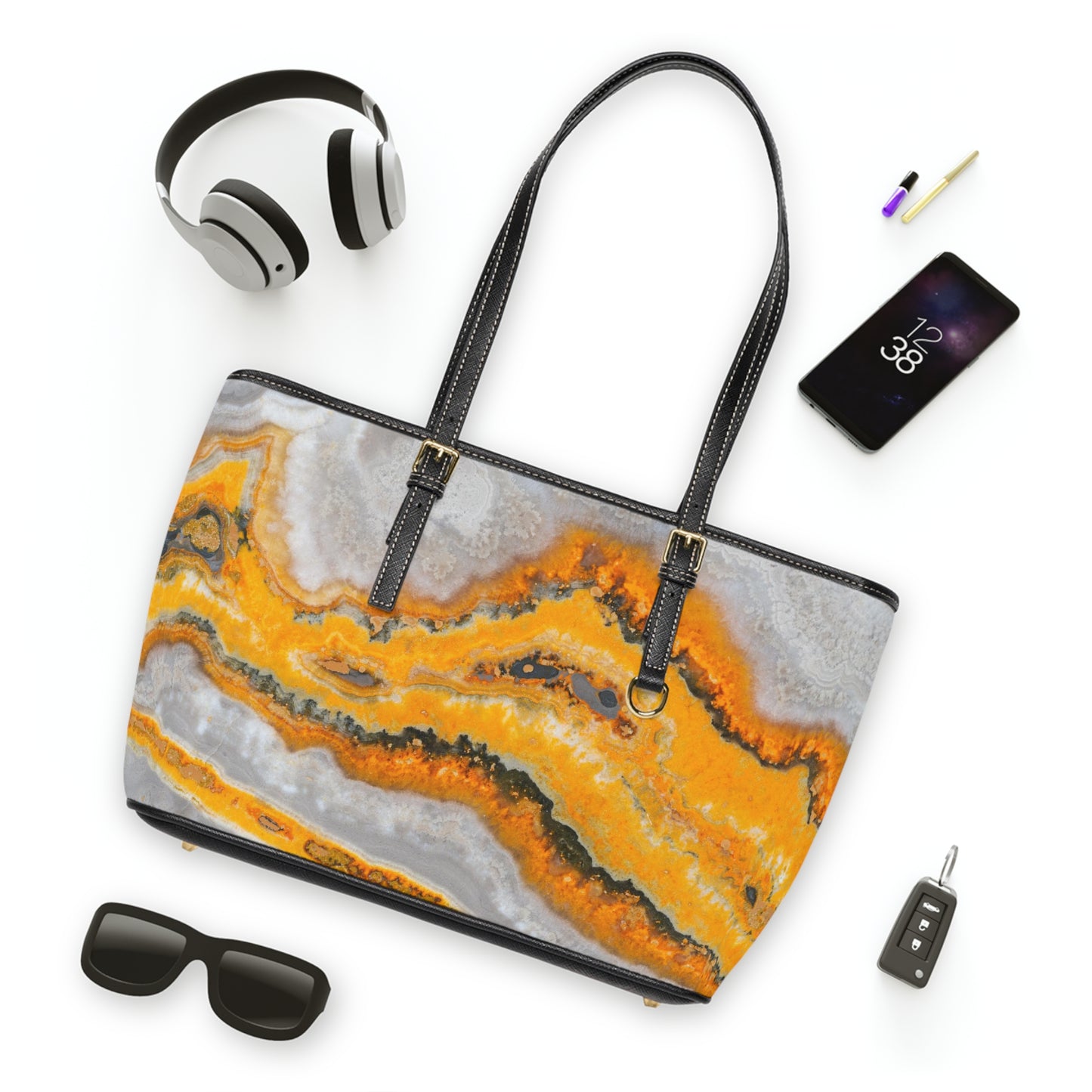 Bumblebee Jasper Leather Shoulder Bag