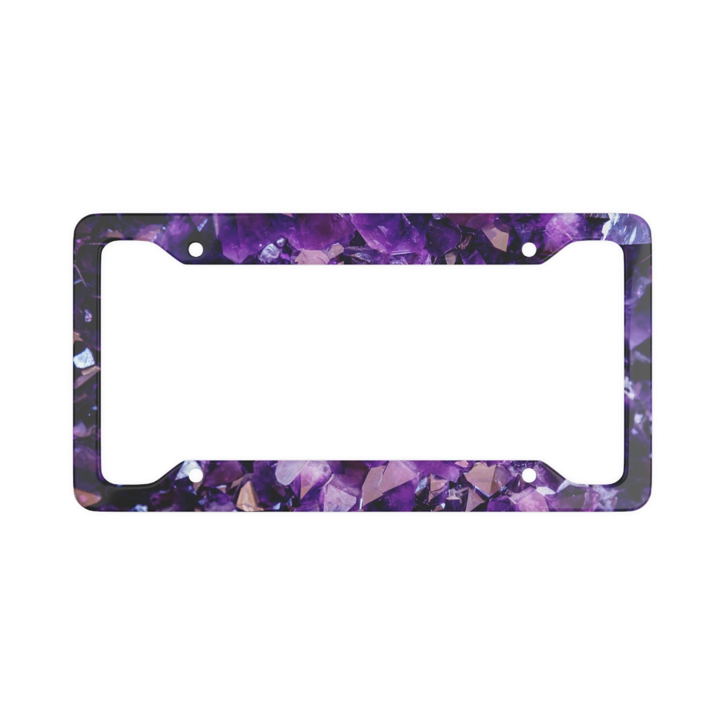 Amethyst License Plate Frame