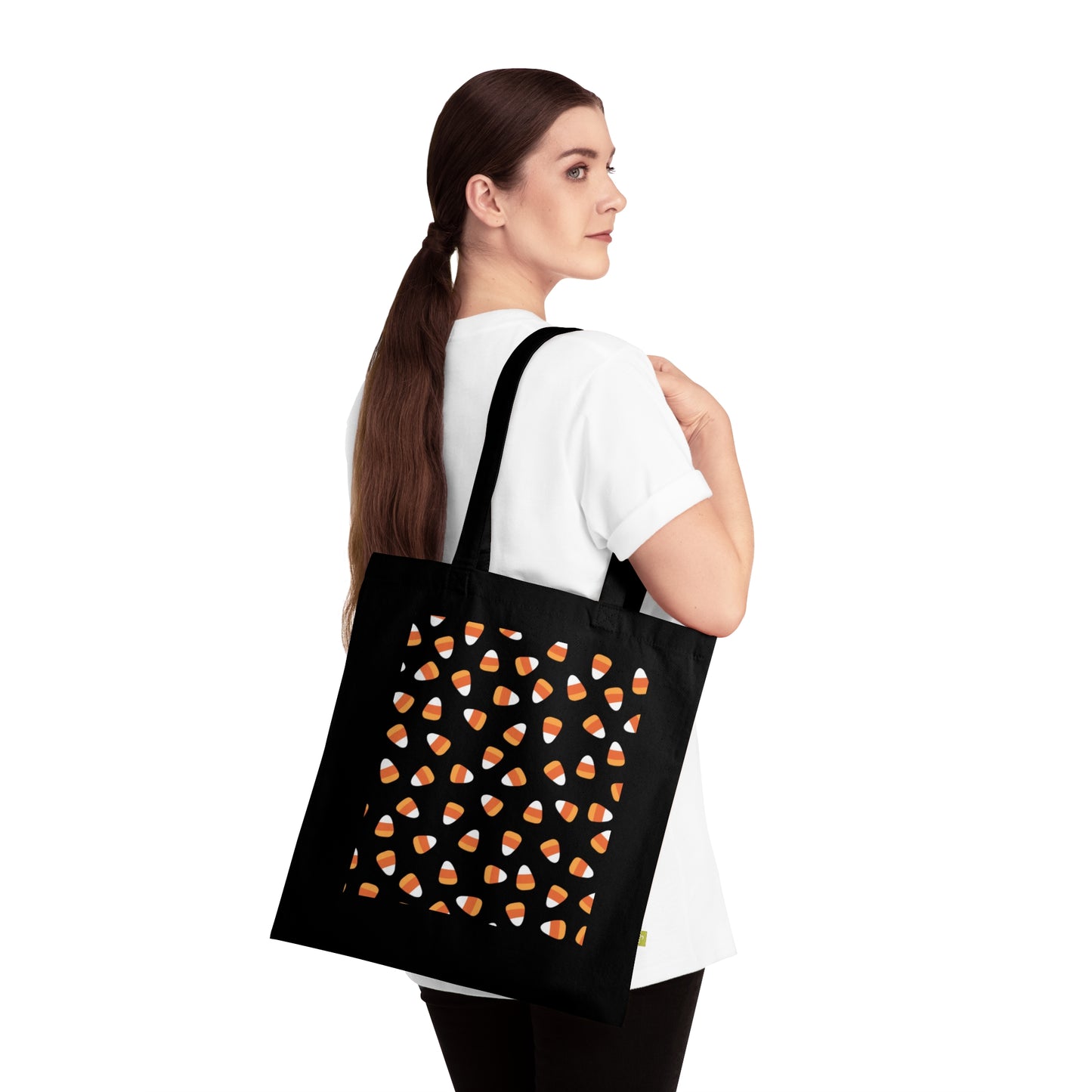 Candy Corn Organic Cotton Tote Bag