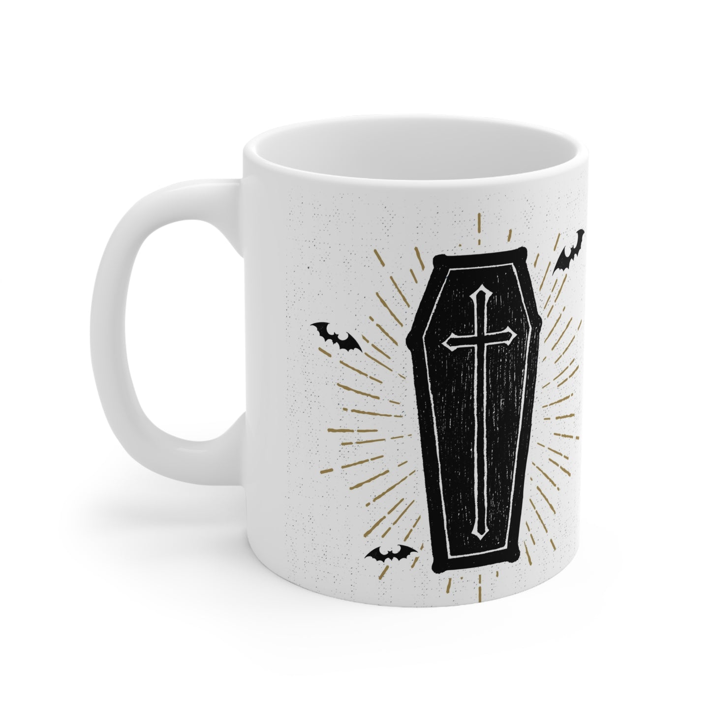 Coffin Ceramic Mug 11oz