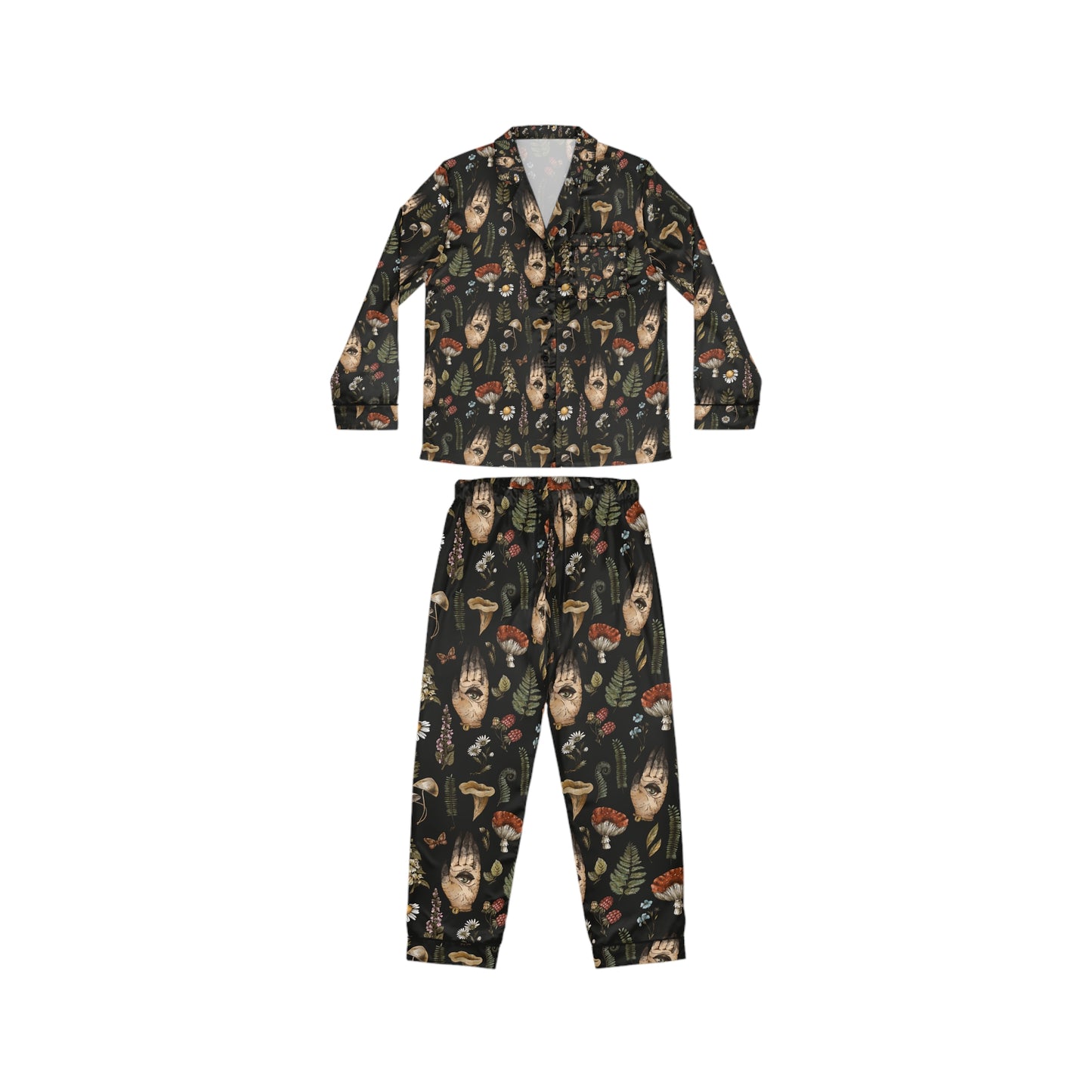 Witchy Women's Satin Pajamas (AOP)