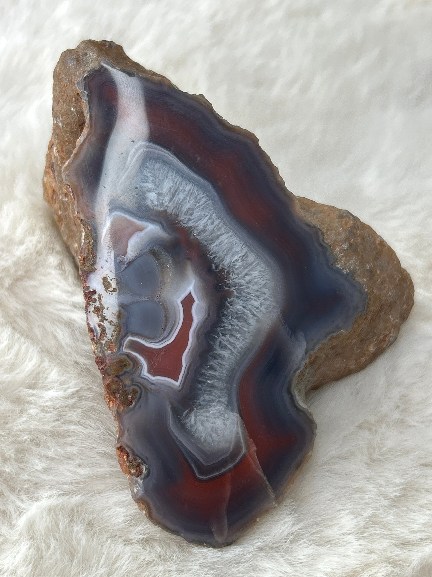 Red Sashe River Agate - Zimbabwe