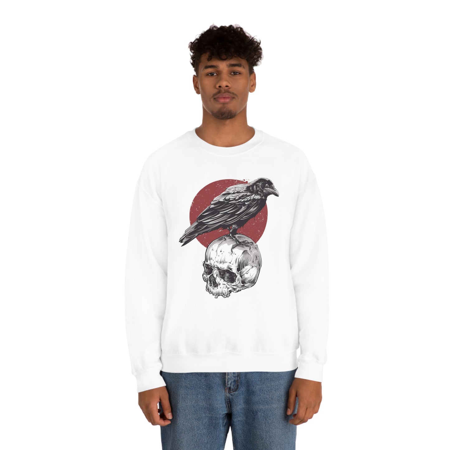 Raven & Skull Unisex Heavy Blend™ Crewneck Sweatshirt