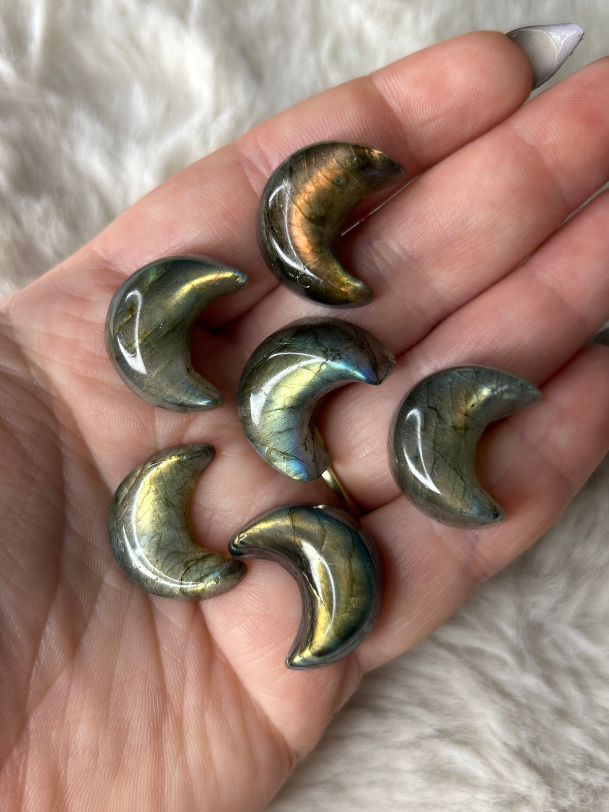 Labradorite Mini Moon