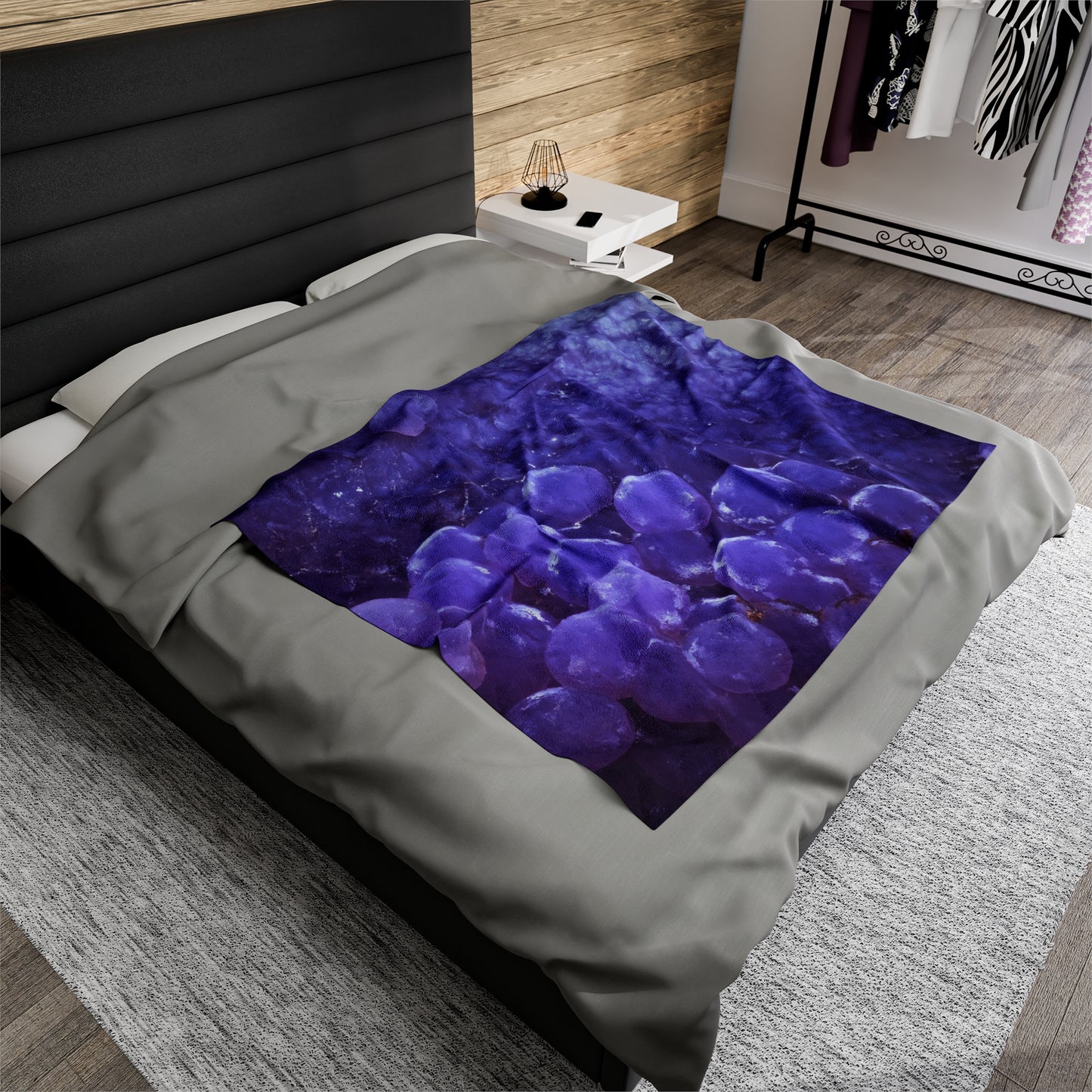 Grape Agate Velveteen Plush Blanket