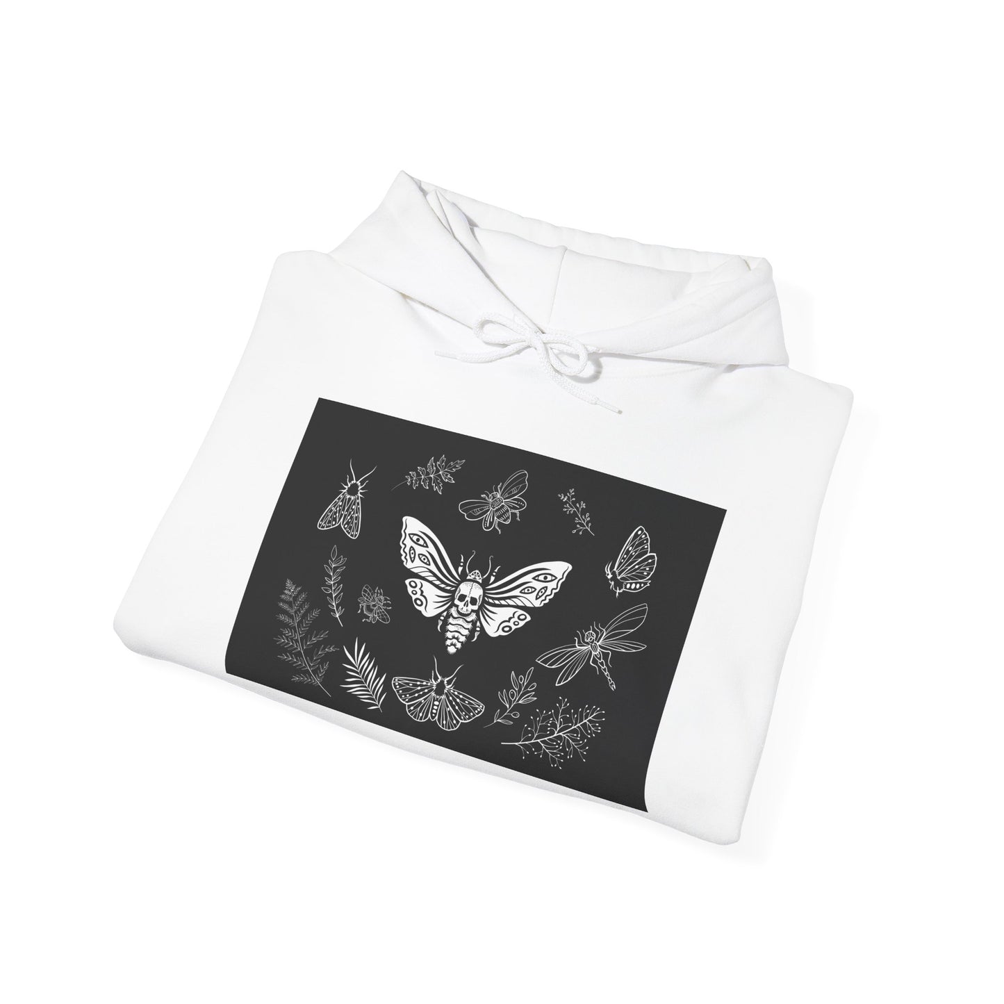 Death moth Unisex Heavy Blend™ Hooded Sweatshirt