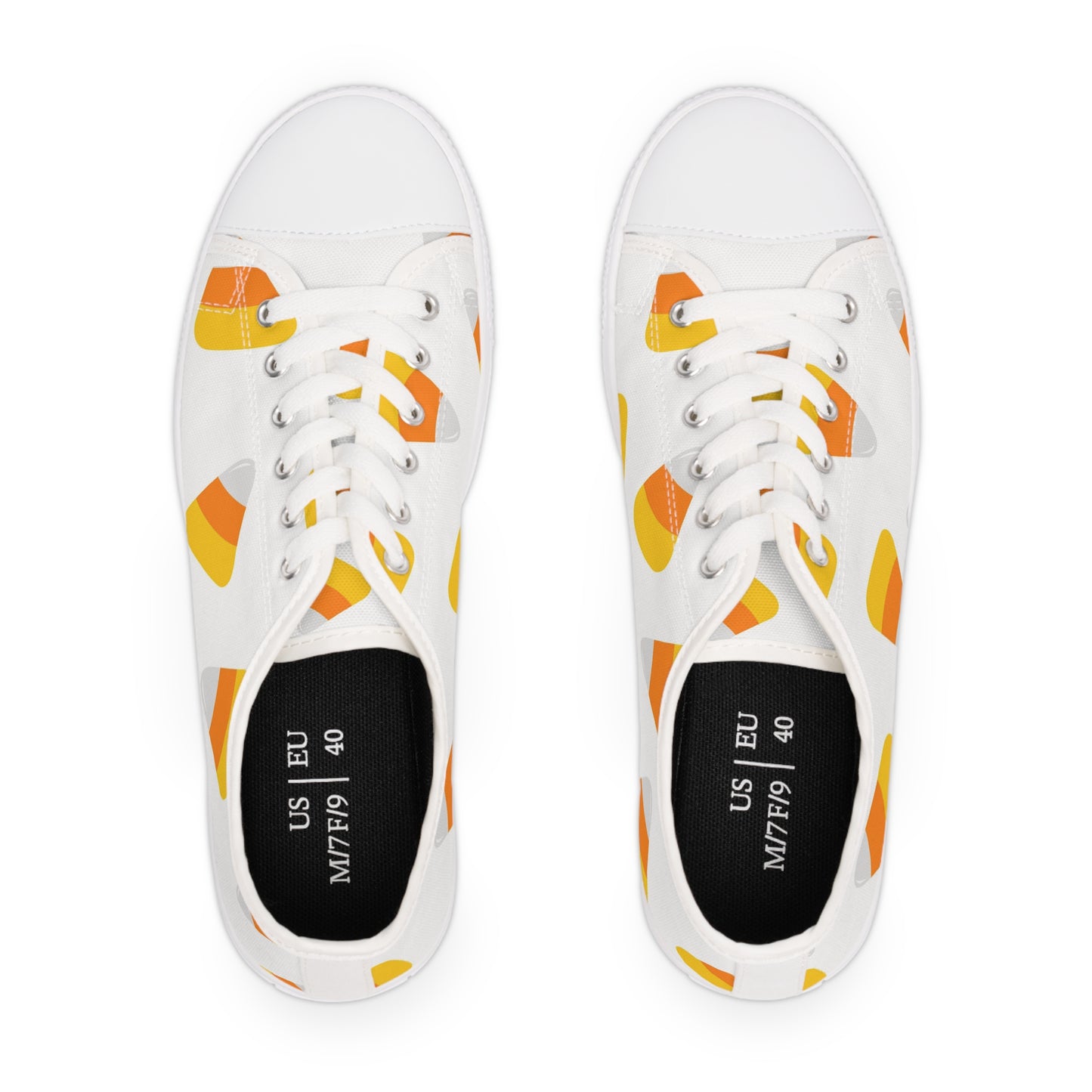 Candy Corn Women's Low Top Sneakers