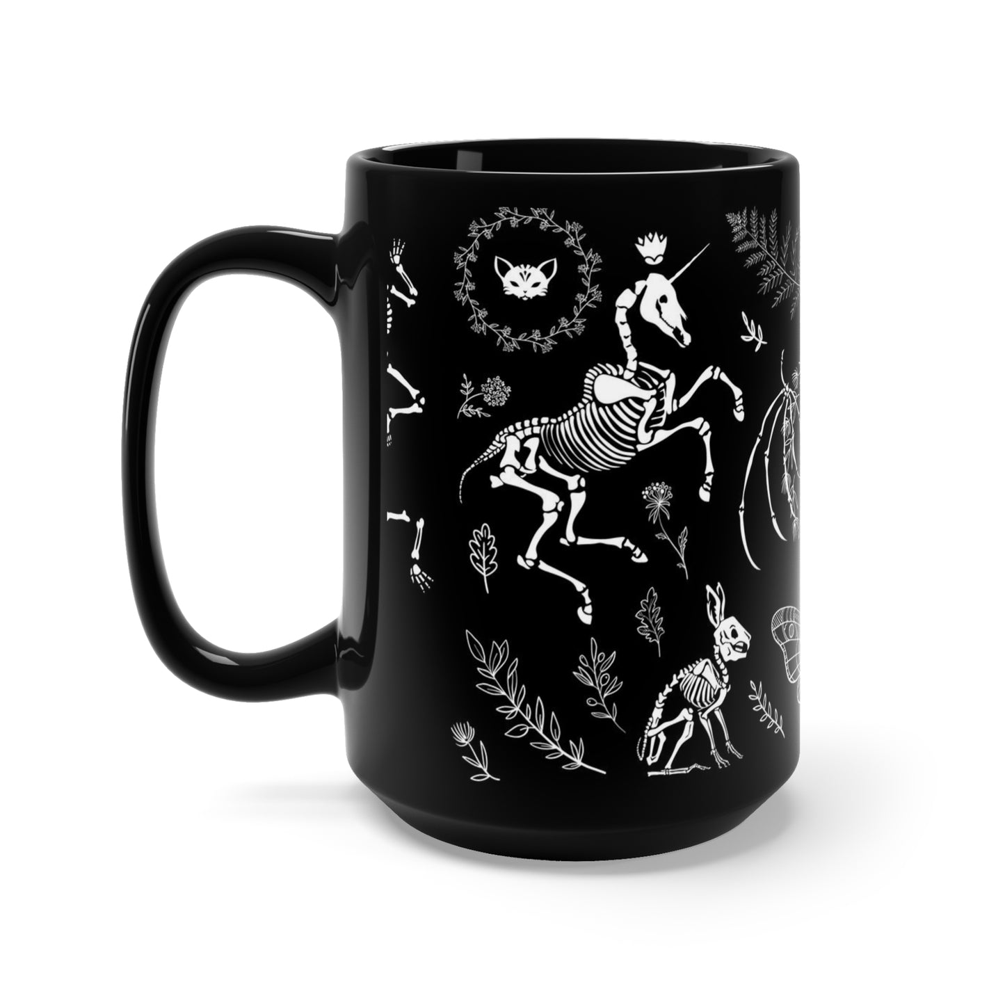 Spooky Black Mug 15oz