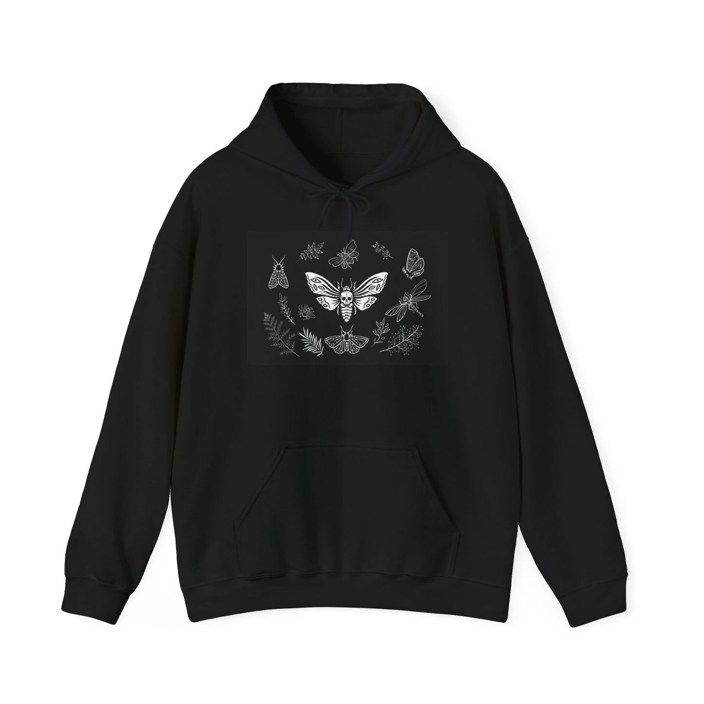 Death moth Unisex Heavy Blend™ Hooded Sweatshirt