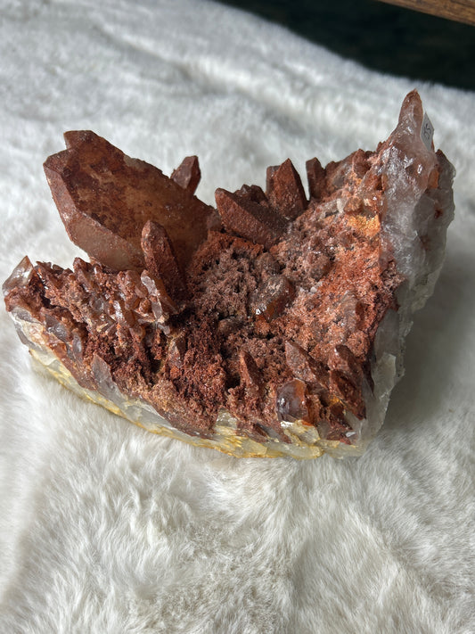 XL Statement Hematoid Quartz Cluster