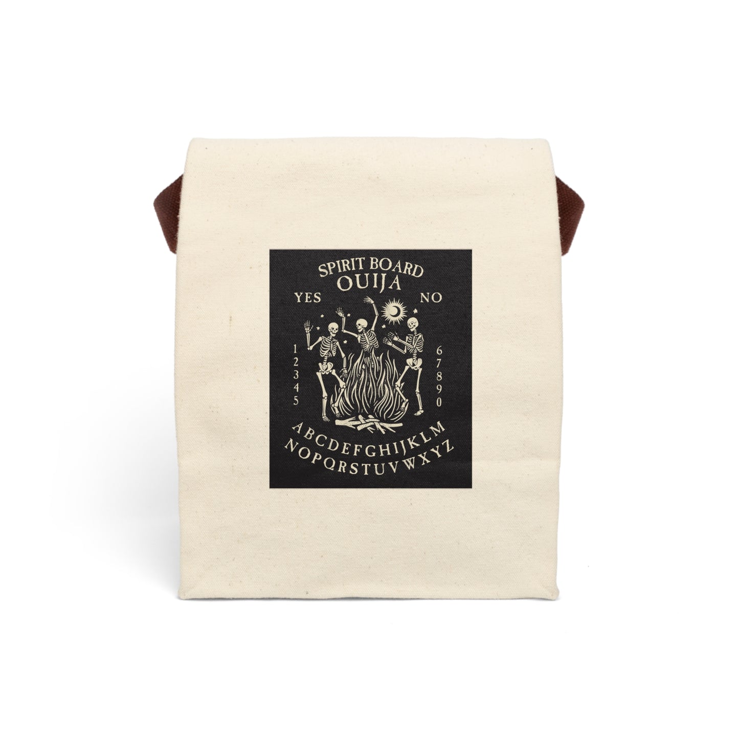 Ouija Canvas Lunch Bag With Strap