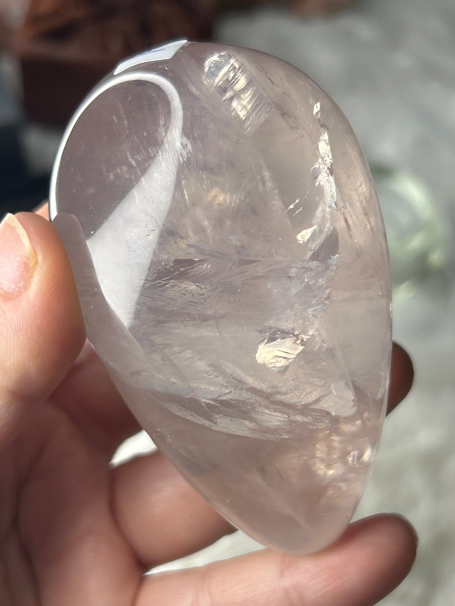 Star Rose Quartz Egg