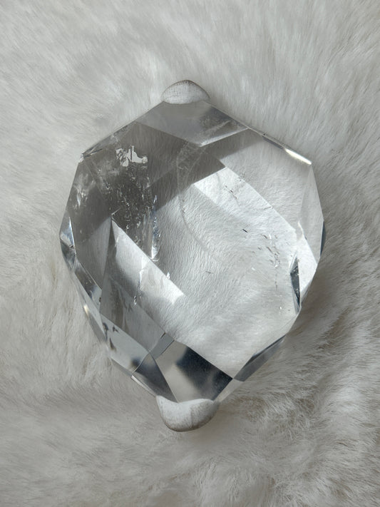 Faceted Clear Quartz Dt