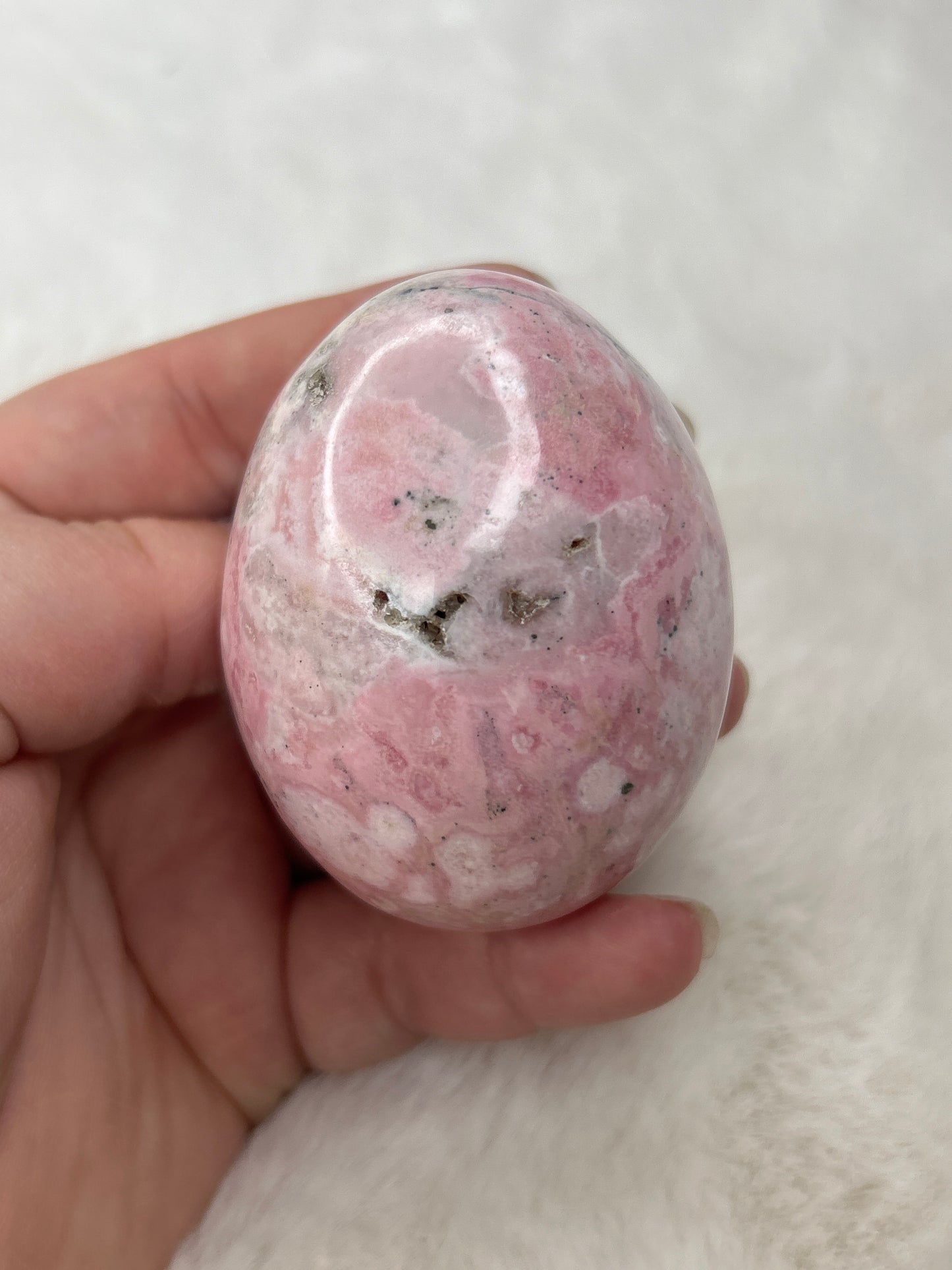 Peruvian Rhodonite Egg