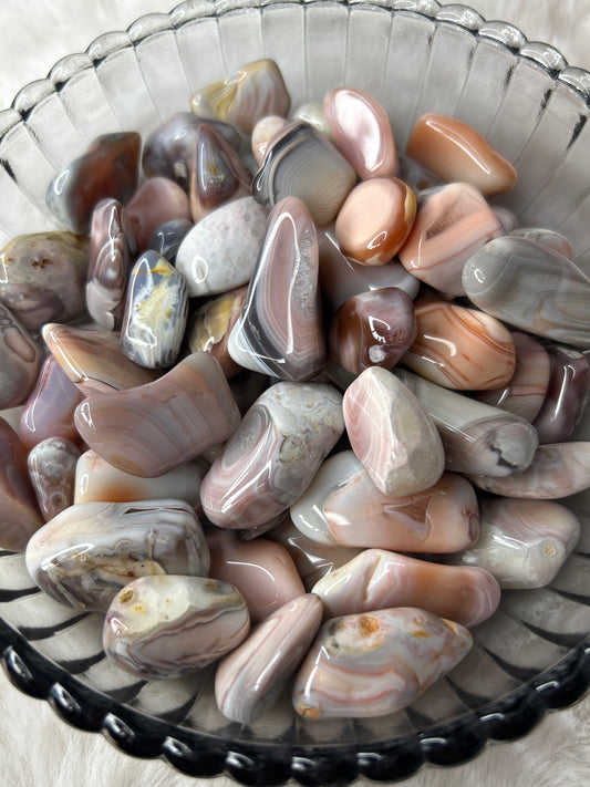 Peach Botswana Agate Tumble