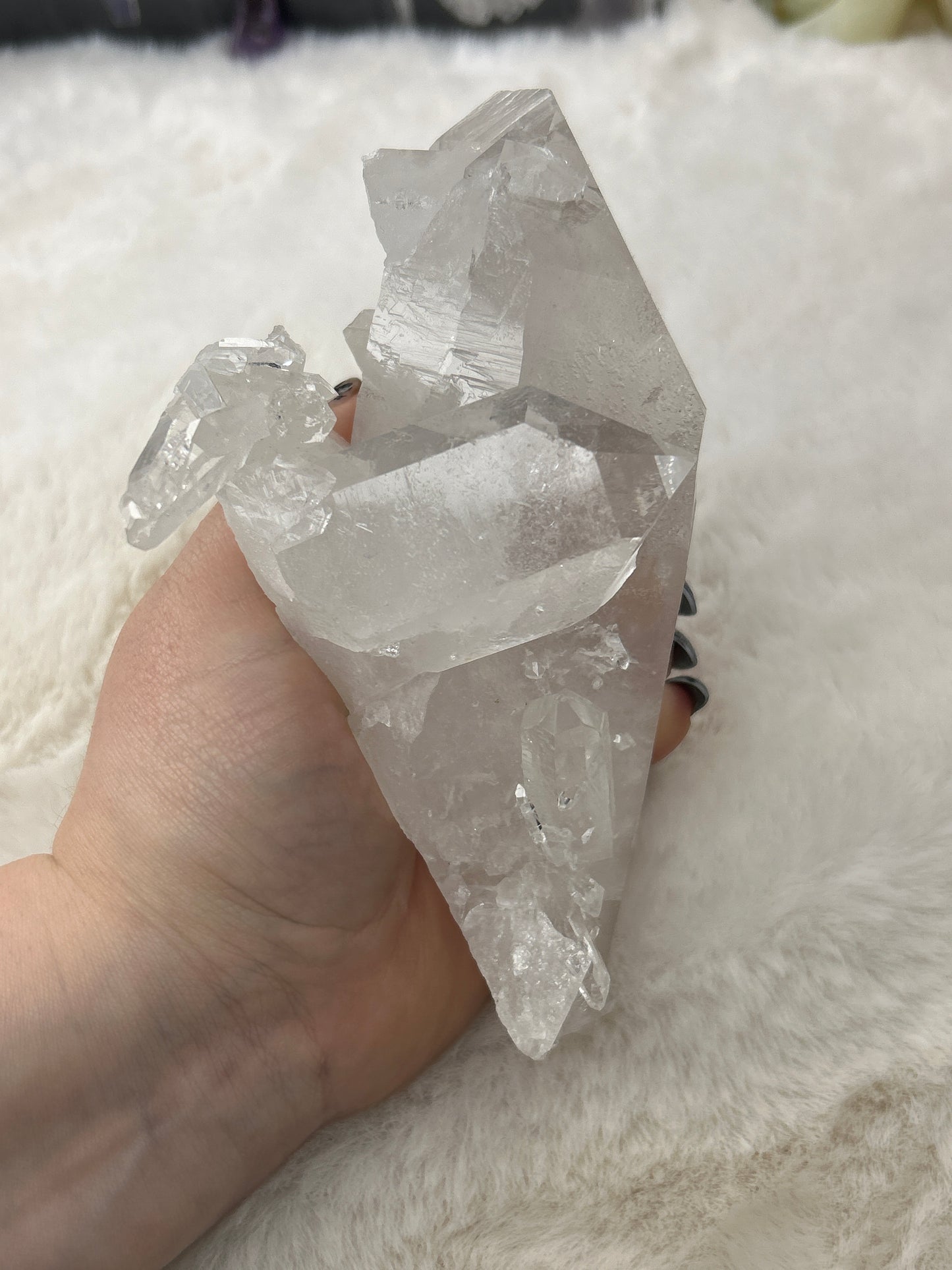 XL Lemurian Quartz Cluster