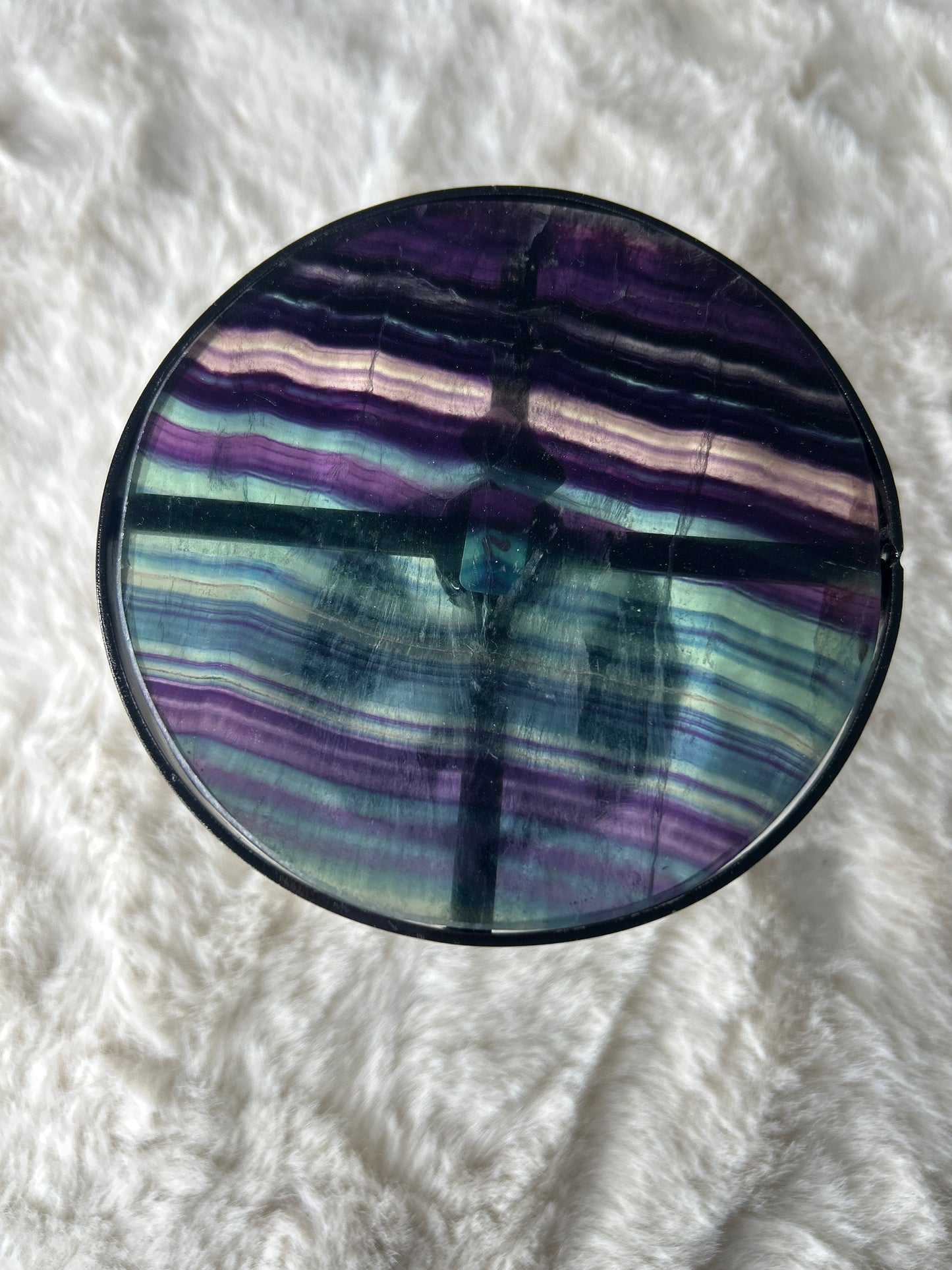 Fluorite Spinning Table