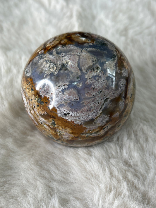Cosmic Ocean Jasper Sphere