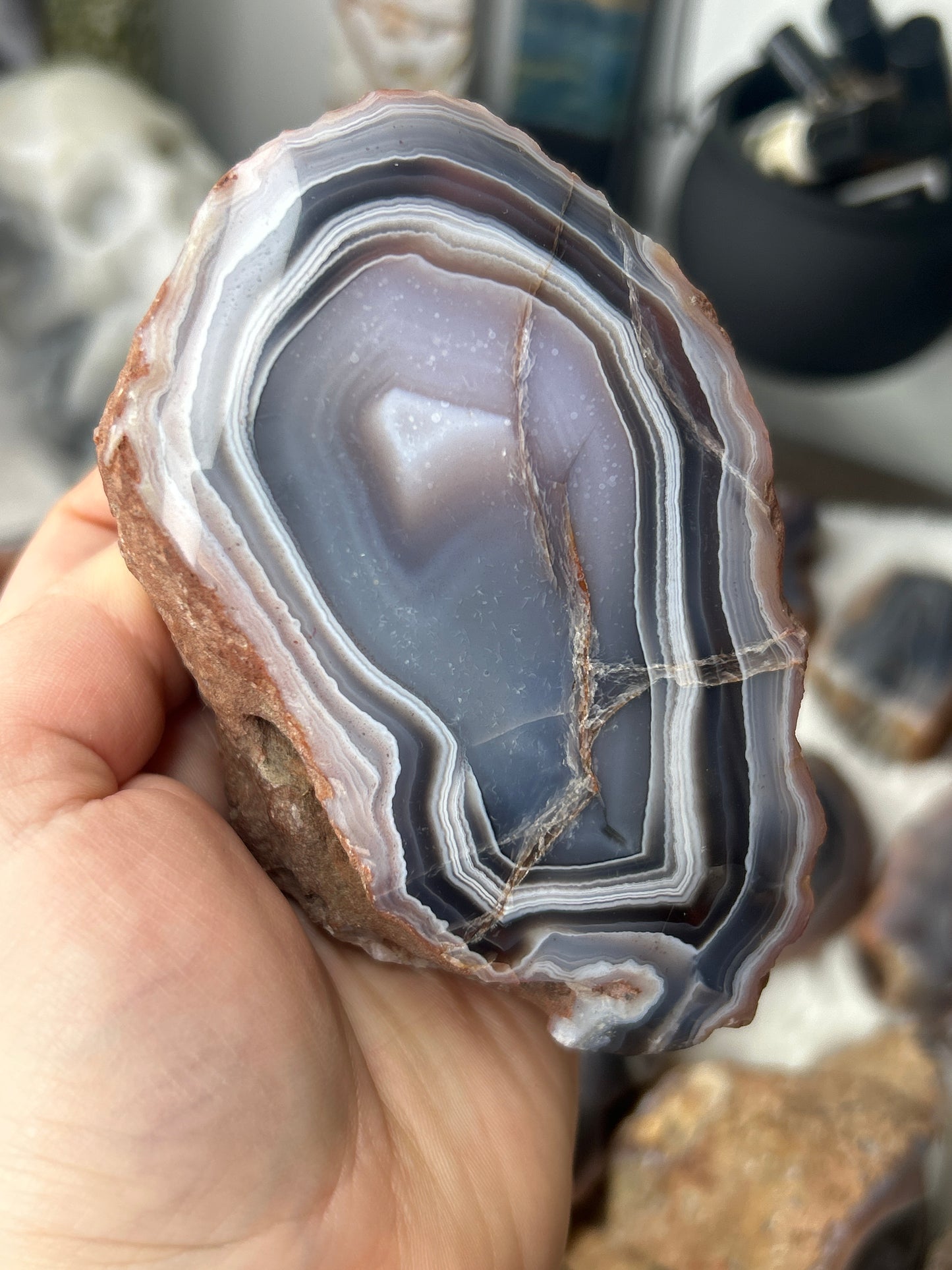 Red Sashe River Agate - Zimbabwe