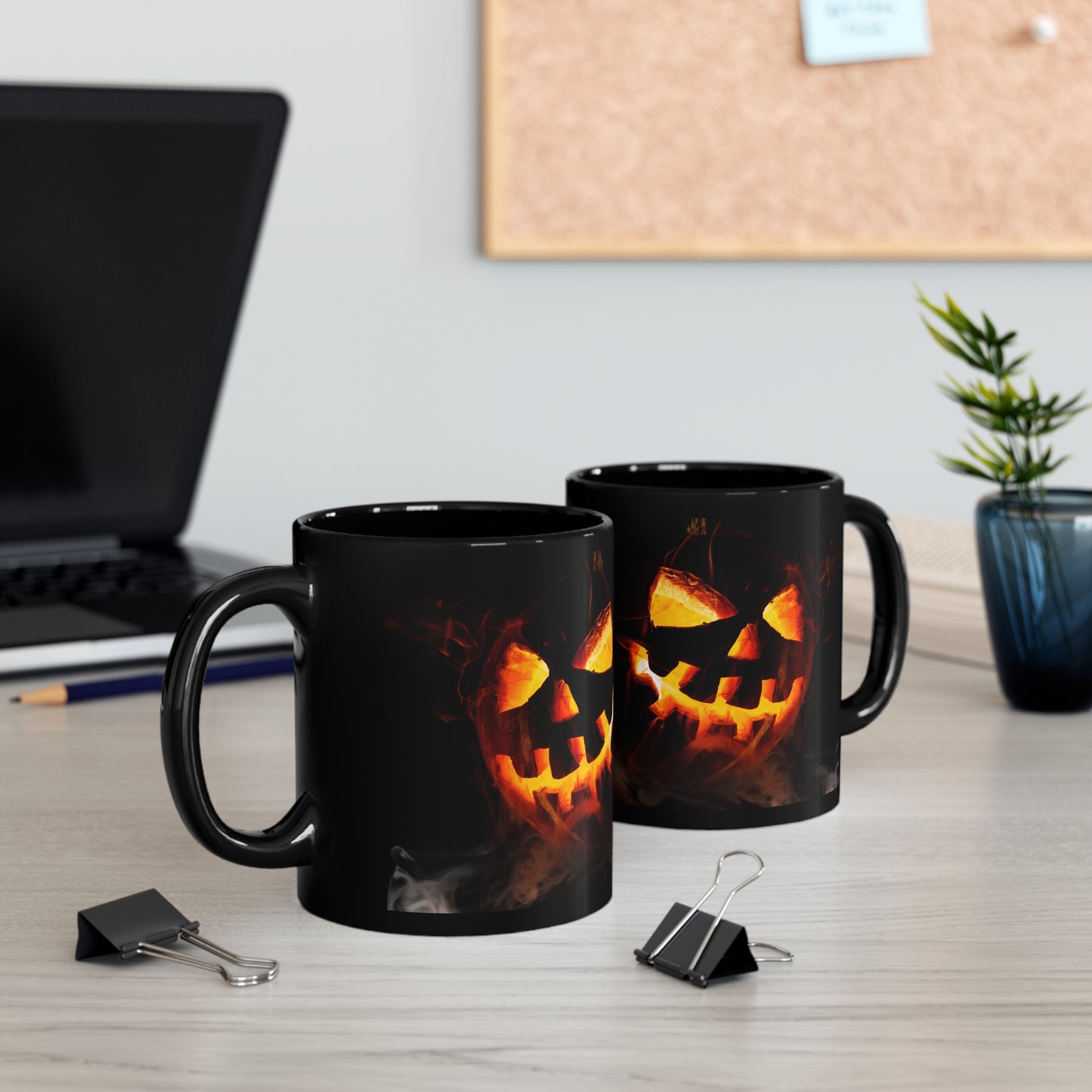 Spooky 11oz Black Mug