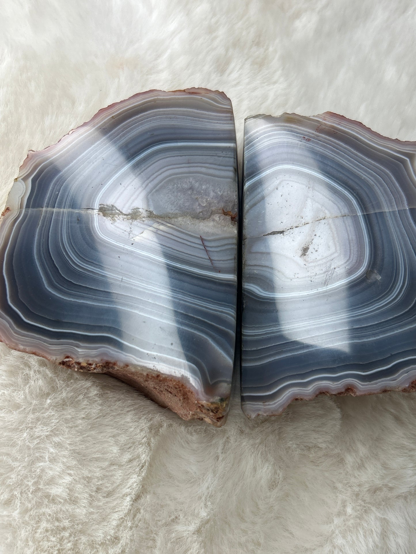 Red Sashe River Agate *Pair*- Zimbabwe