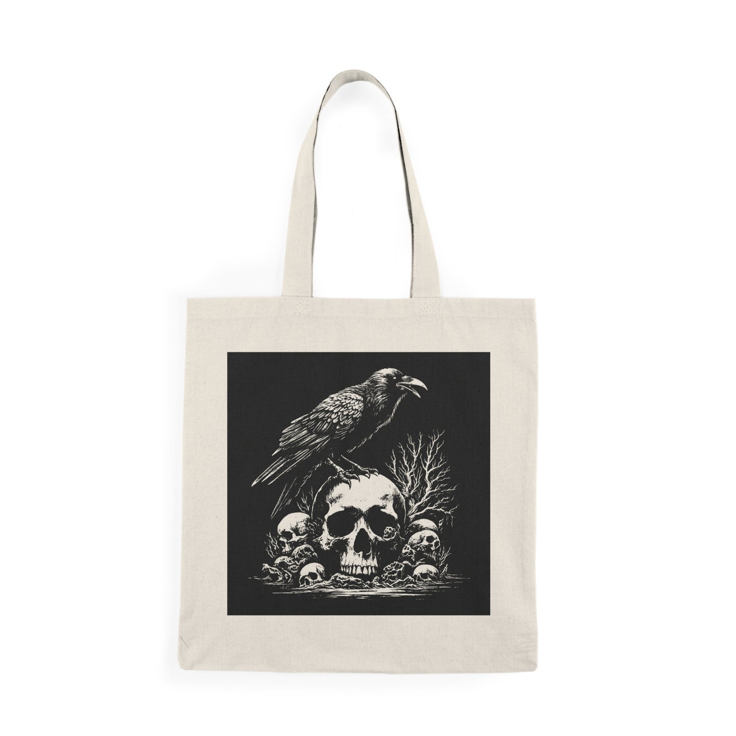 Raven Natural Tote Bag