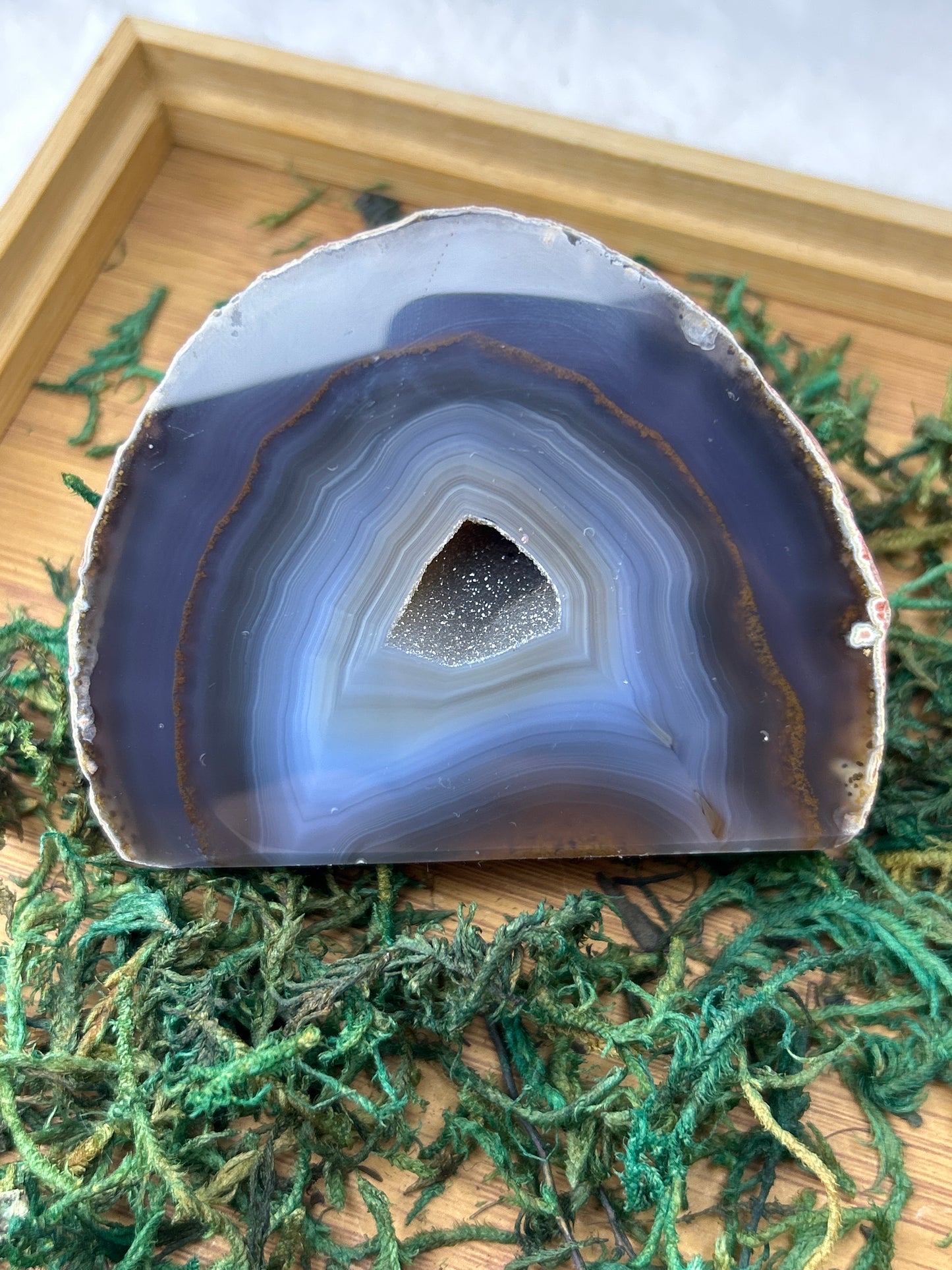 Druzy Agate Cut Base