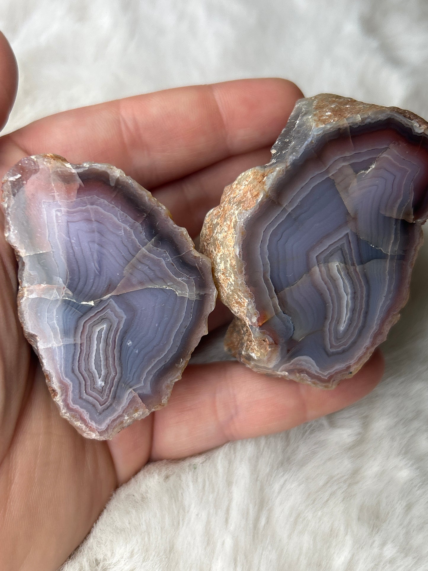 Red Sashe River Agate *Pair* - Zimbabwe