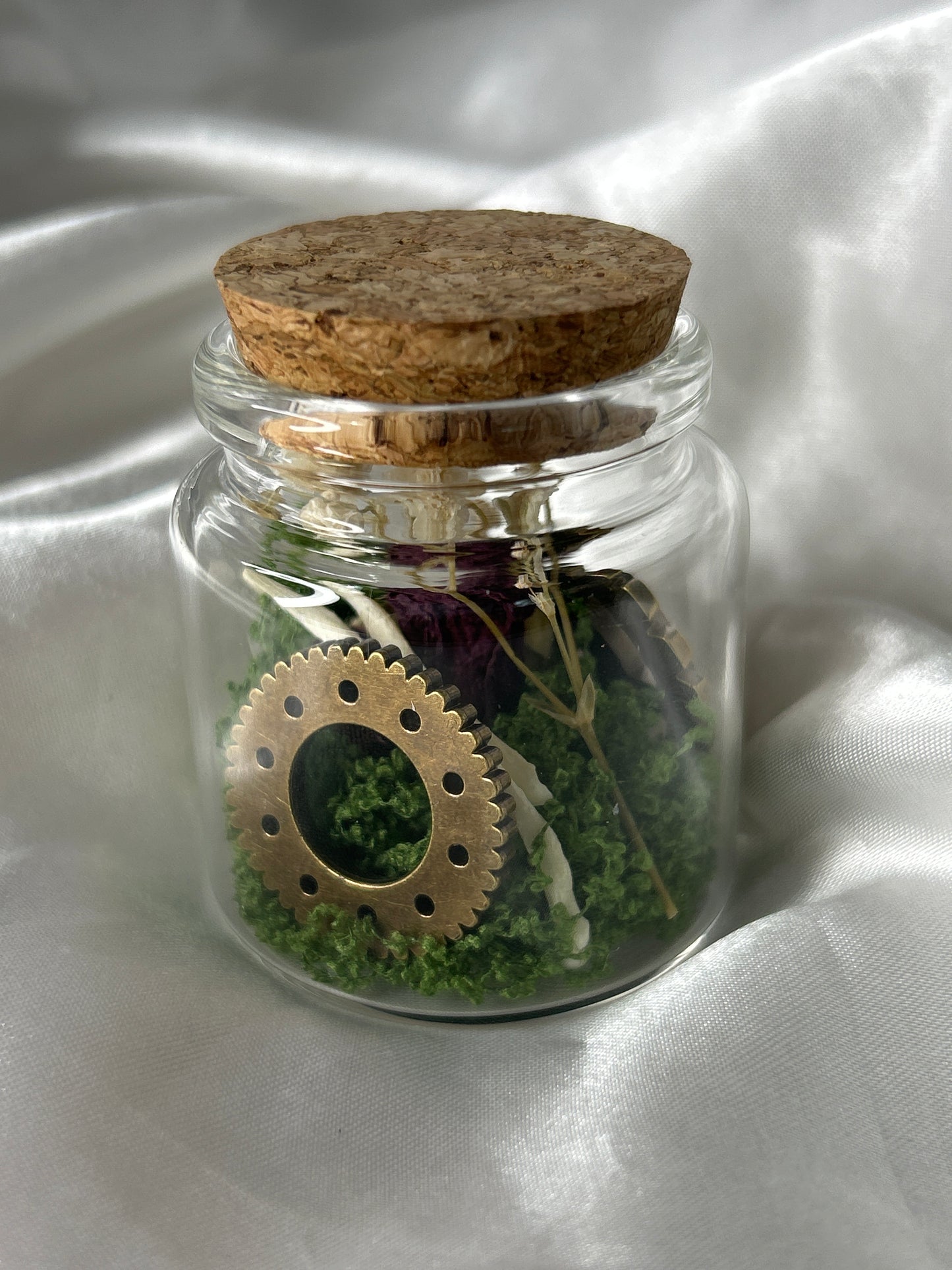 Mink Bones & Botanicals in Glass Jar