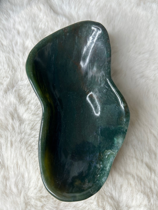 Moss Agate Bowl
