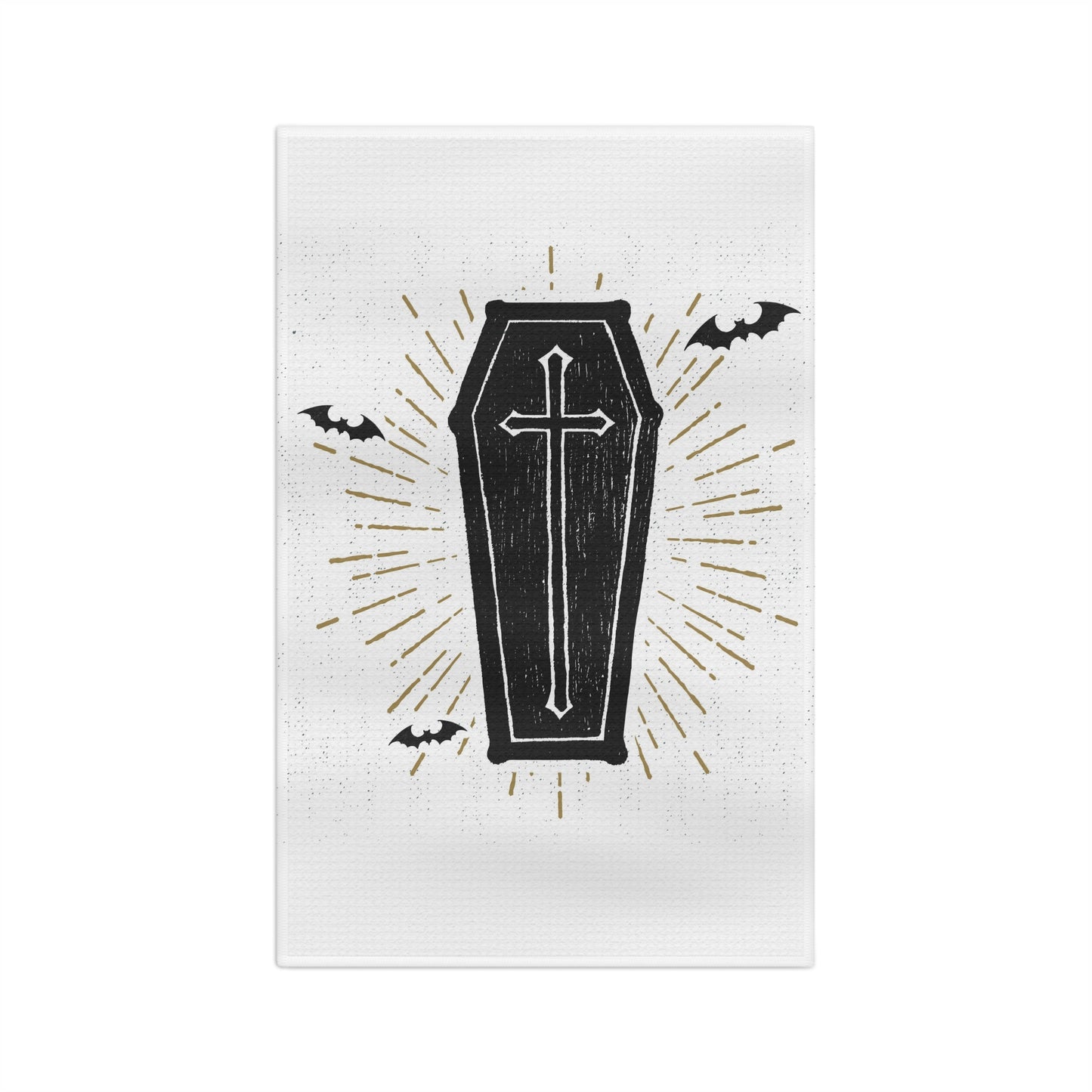 Coffin Soft Tea Towel