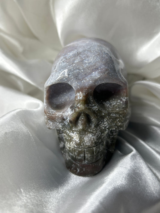 Ocean Jasper Skull