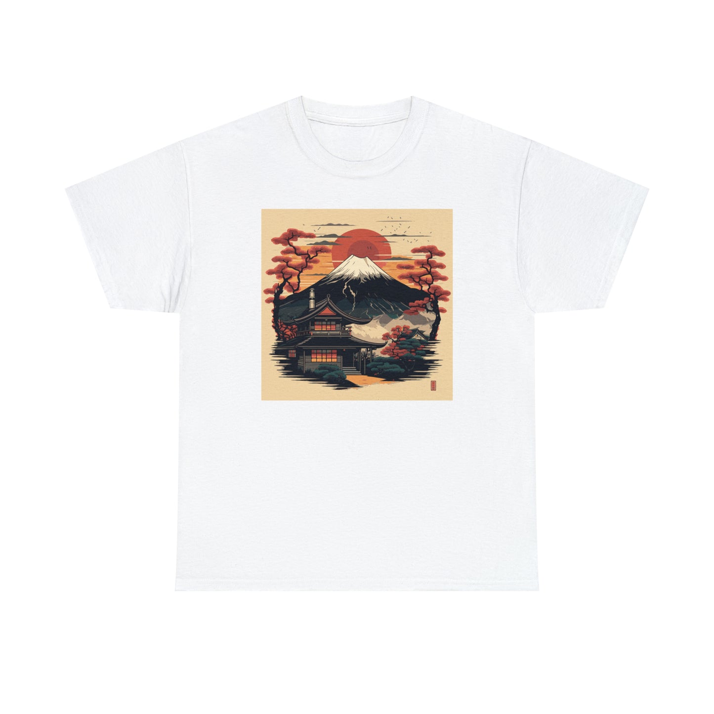 Mount Fuji Unisex Heavy Cotton Tee