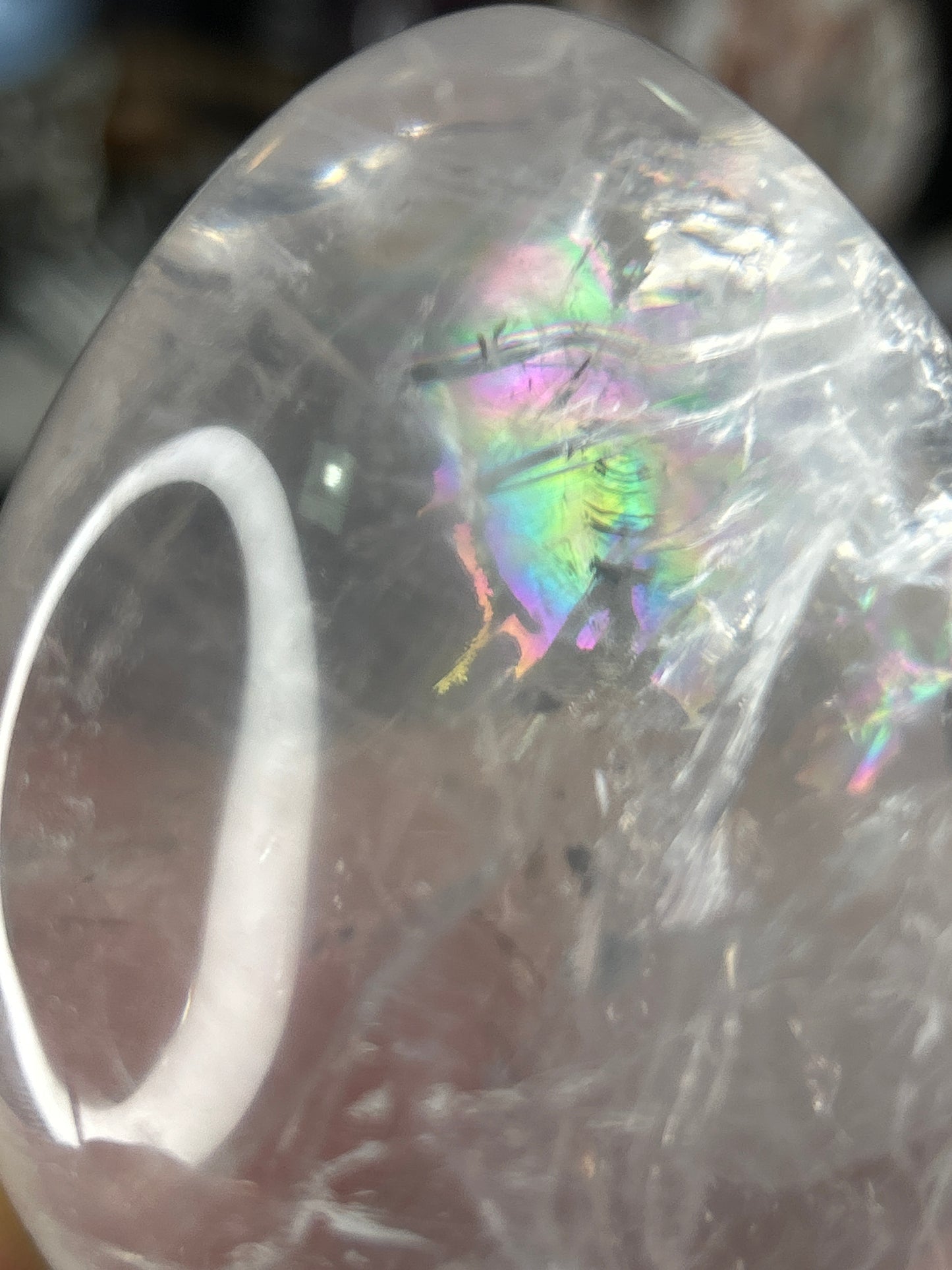 🌈 Clear Quartz Egg