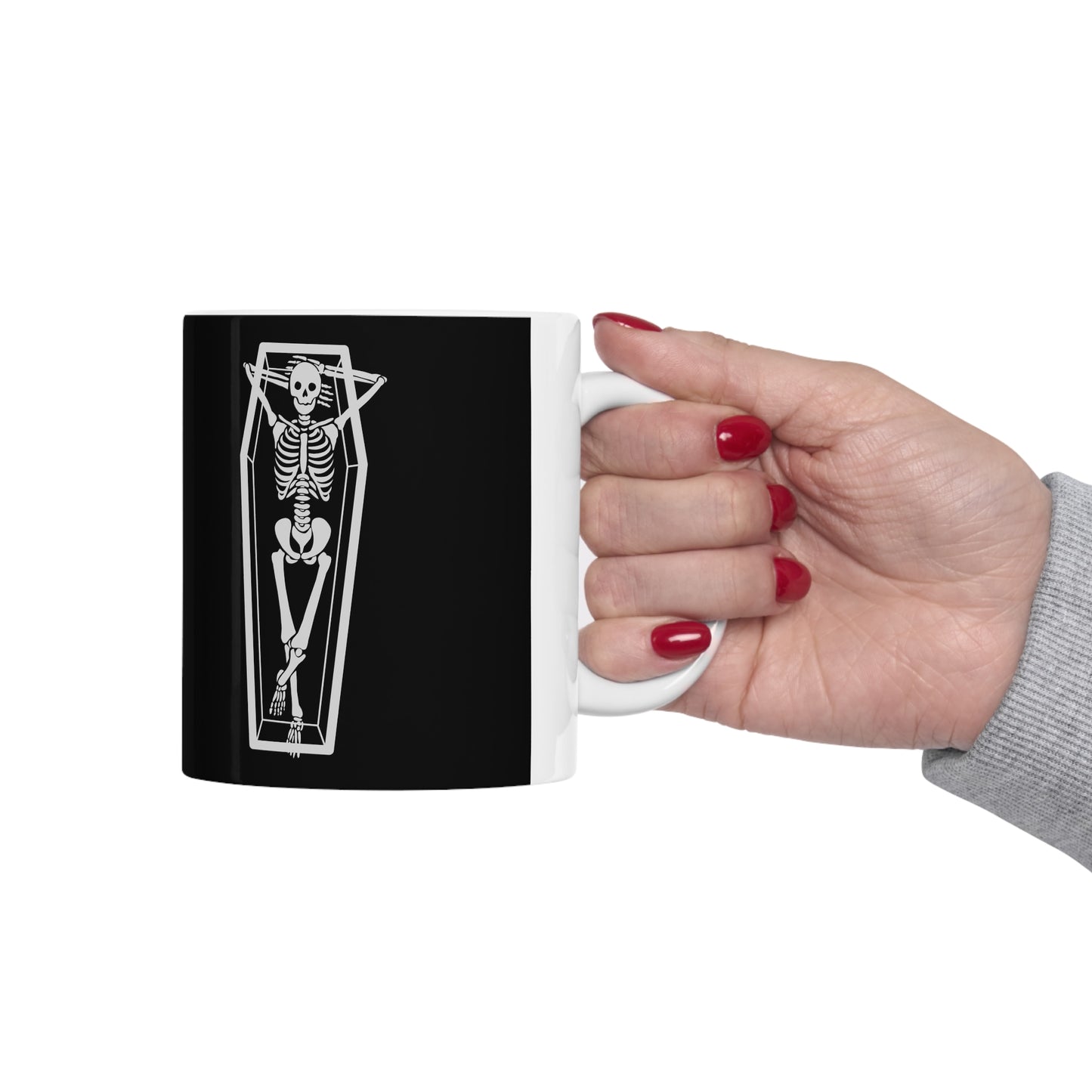 Coffin Ceramic Mug 11oz