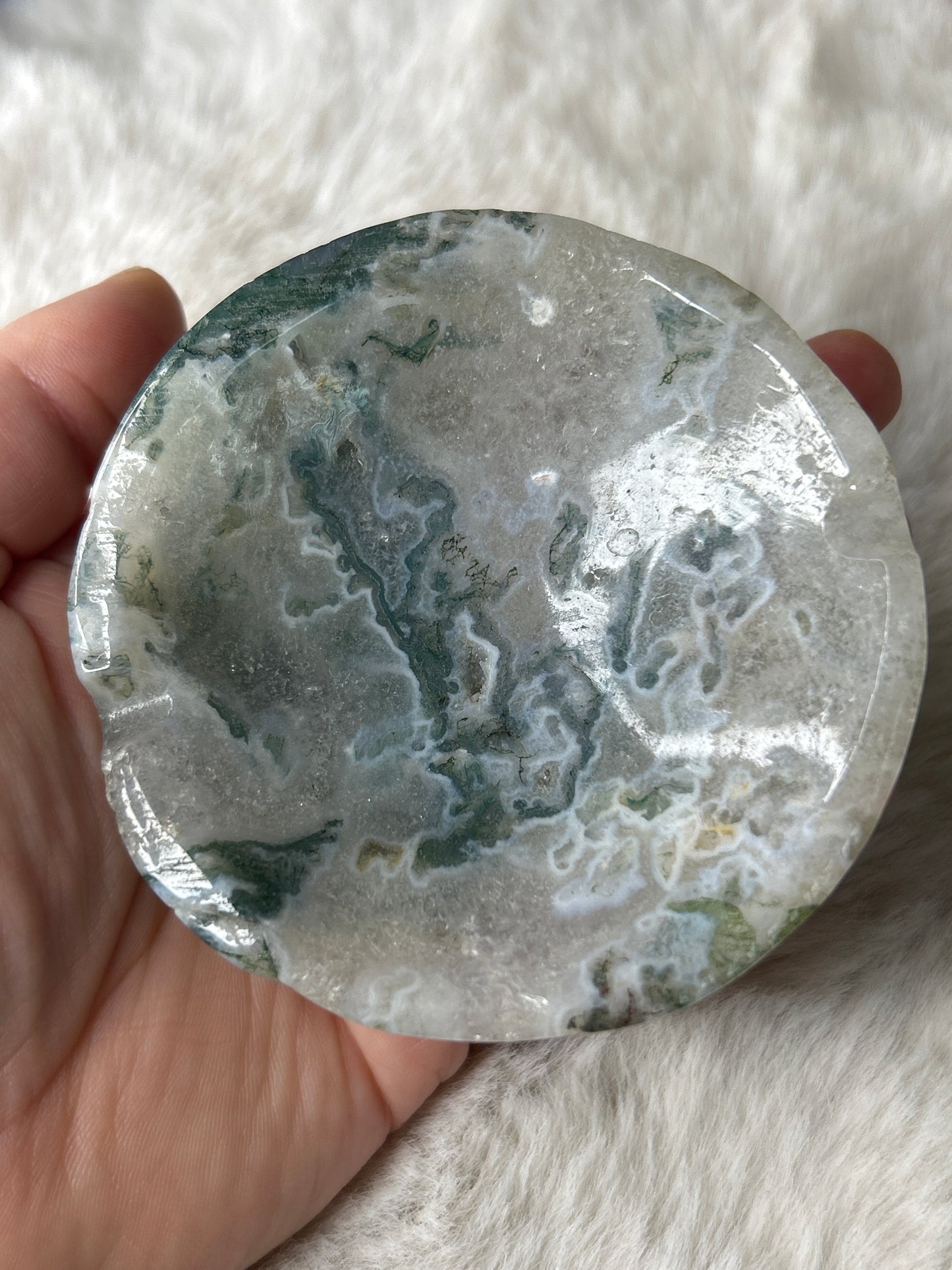 Moss Agate Ashtray