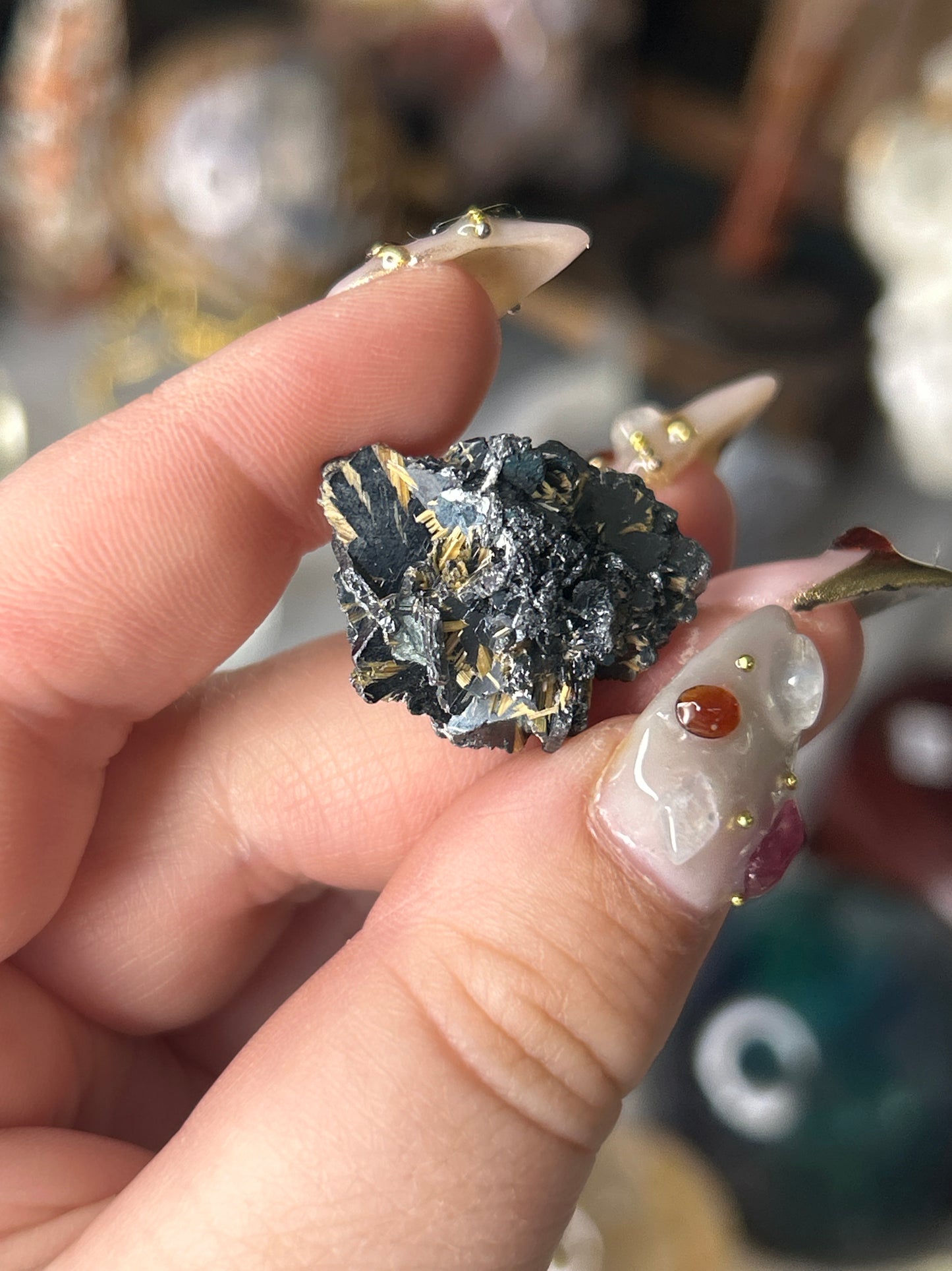 Rutile in Hematite
